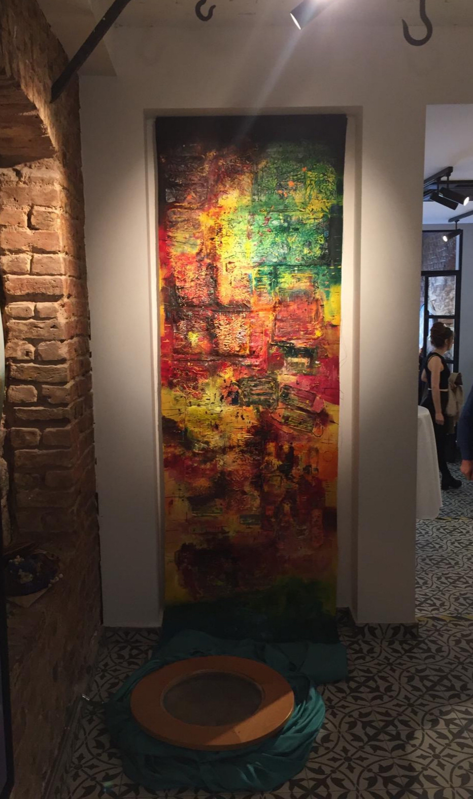 Entrance to the Well, 2021, Installation, Mixed Media, 90 cm x 60 m