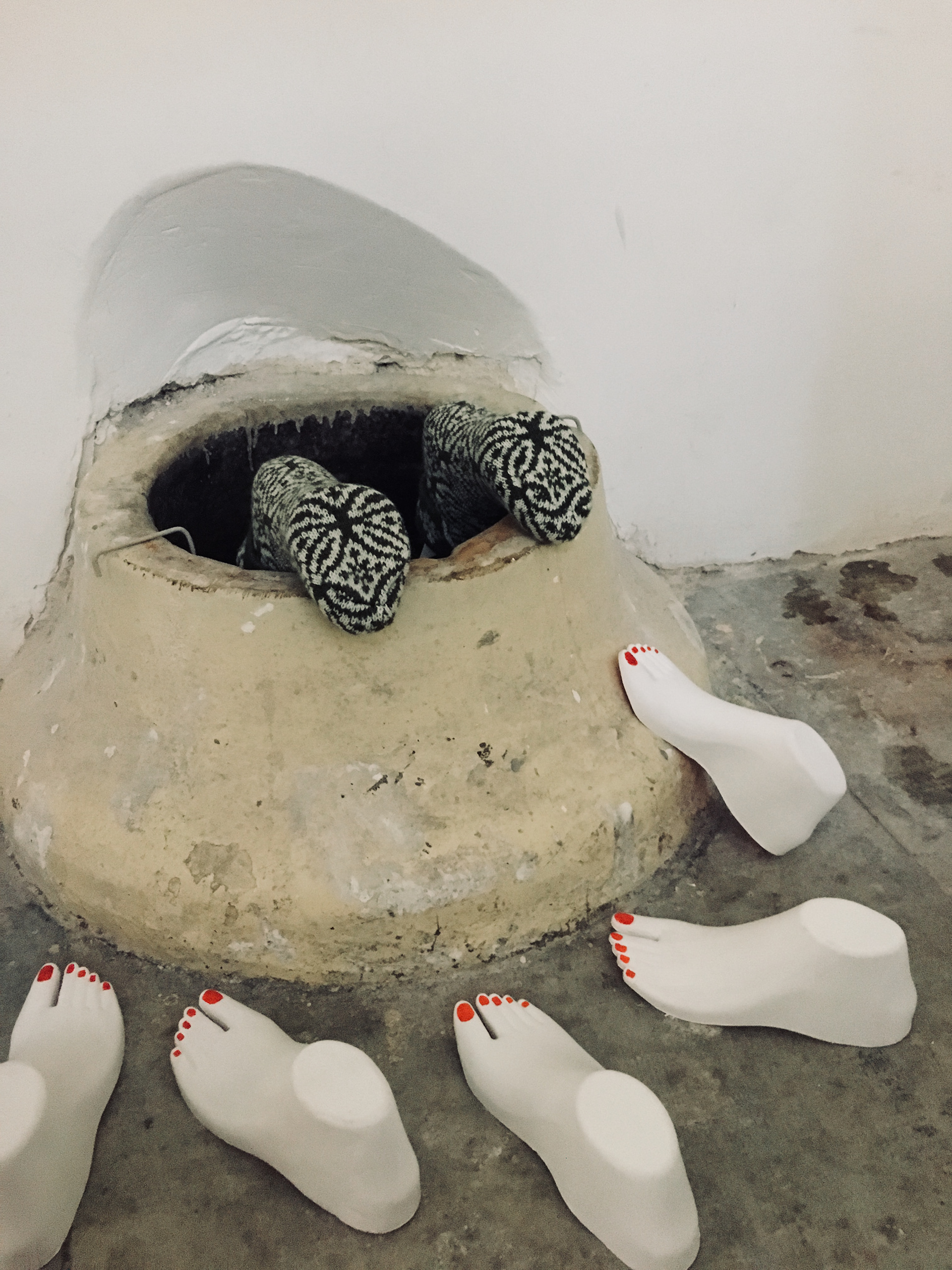 Well On The Edge, 2017, detail.