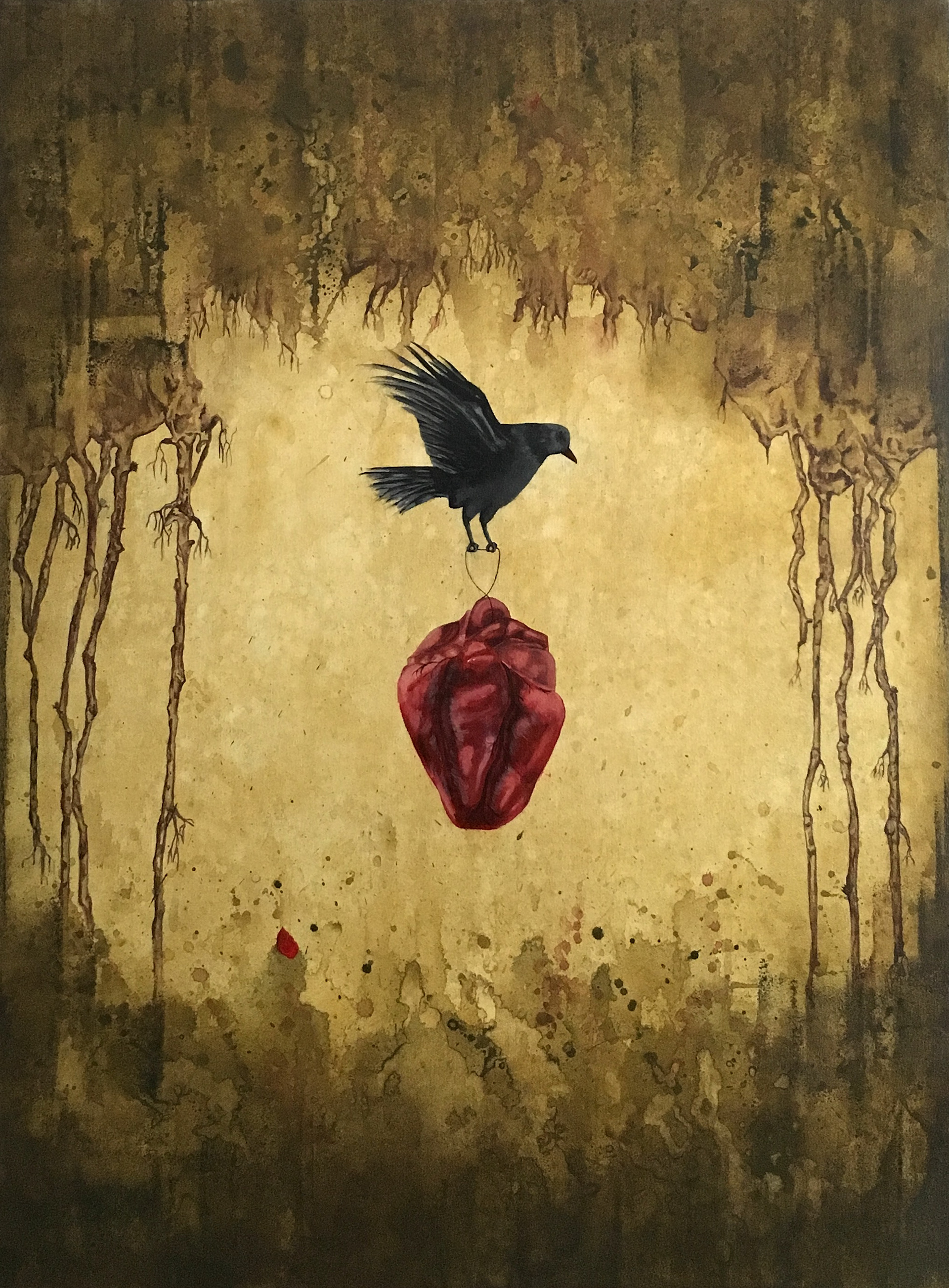 Composition-16, 2015, Acrylic on Canvas, 80x60 cm, Private Collection