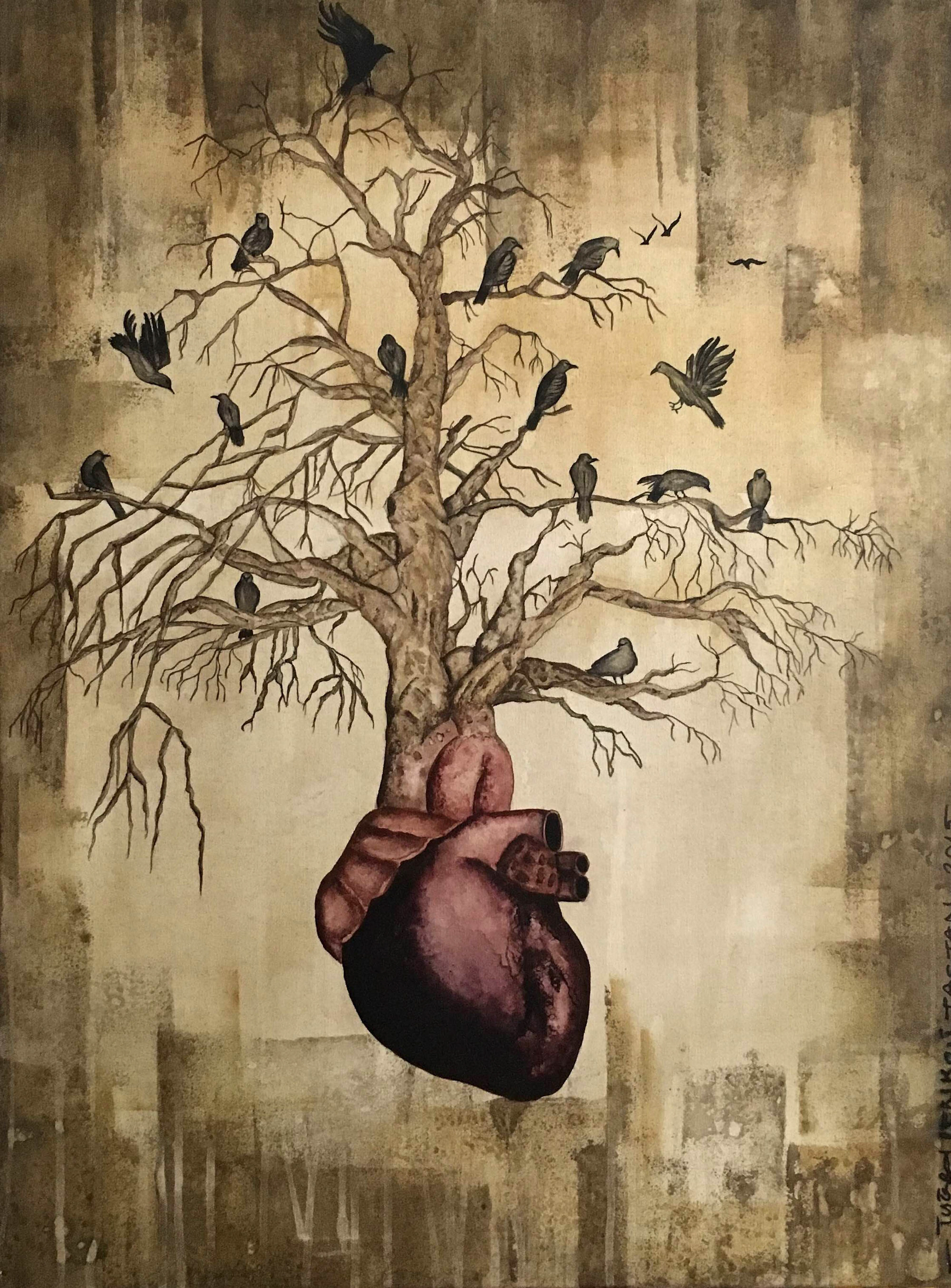  Composition-10, 2015, Mixed Media on Canvas, 80x60cm