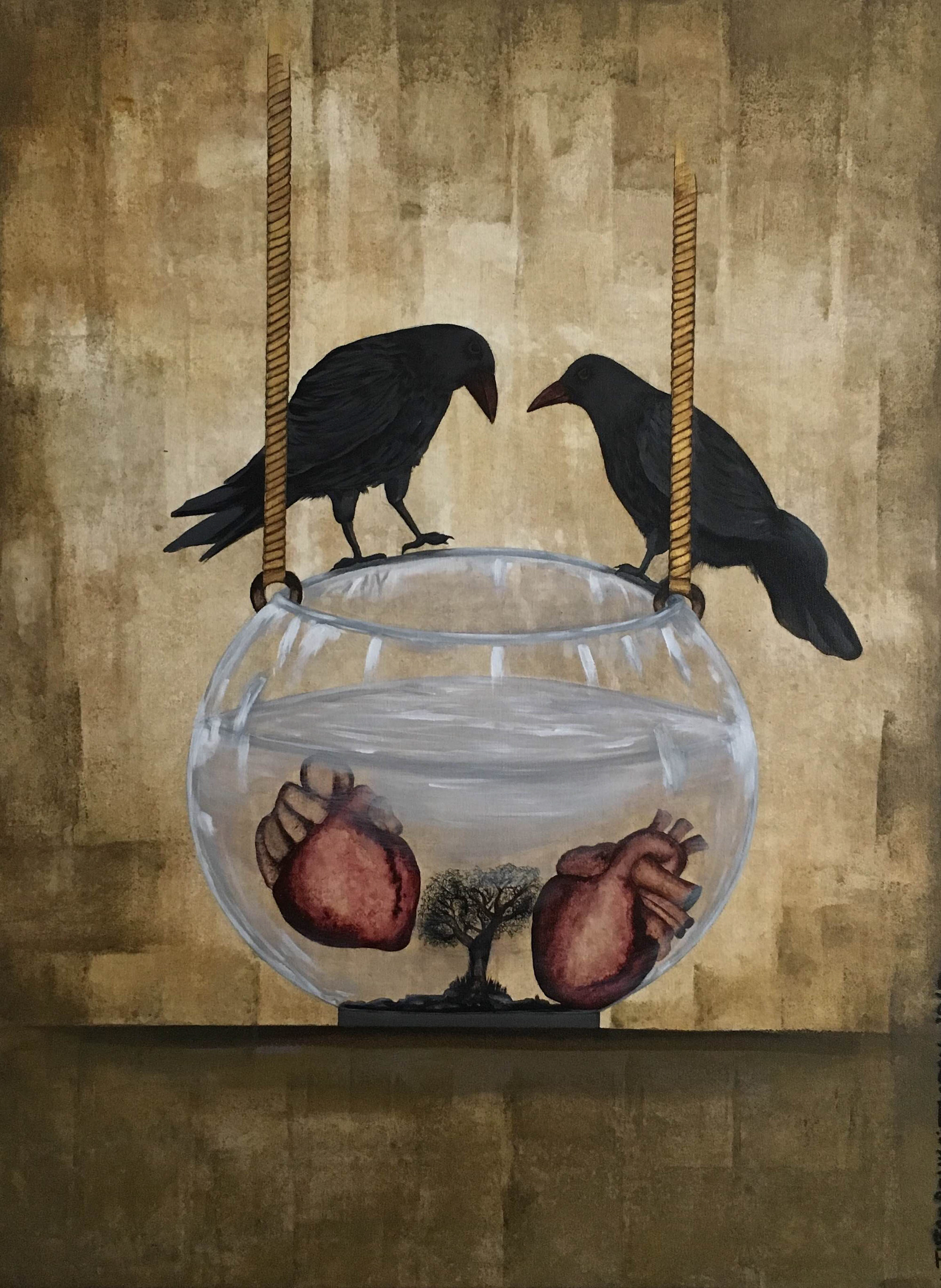 Composition-13, 2015, Mixed Media on Canvas, 80x60 cm, Private Collection