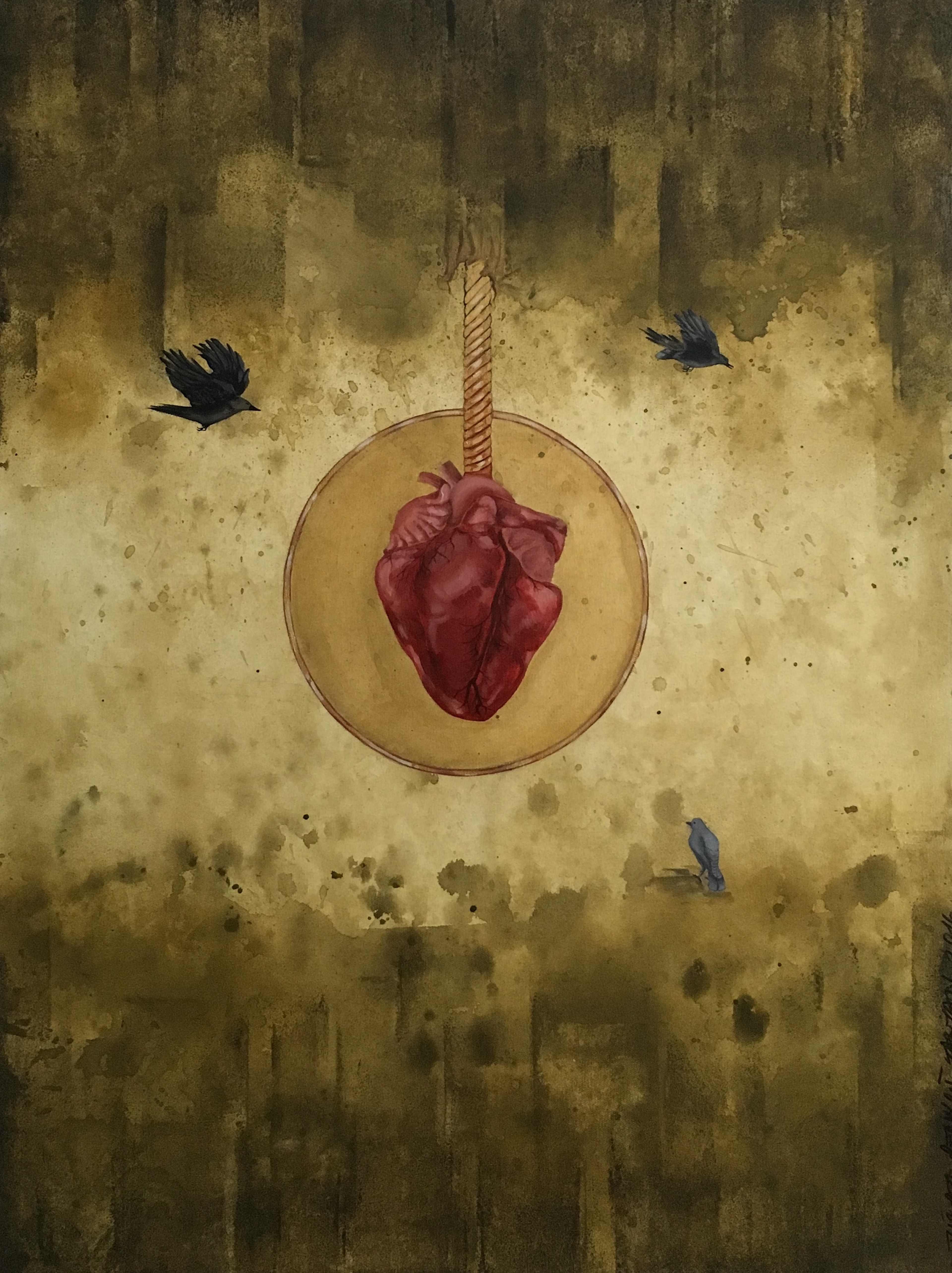  Composition-15, 2015, Acrylic on Canvas, 80x60cm