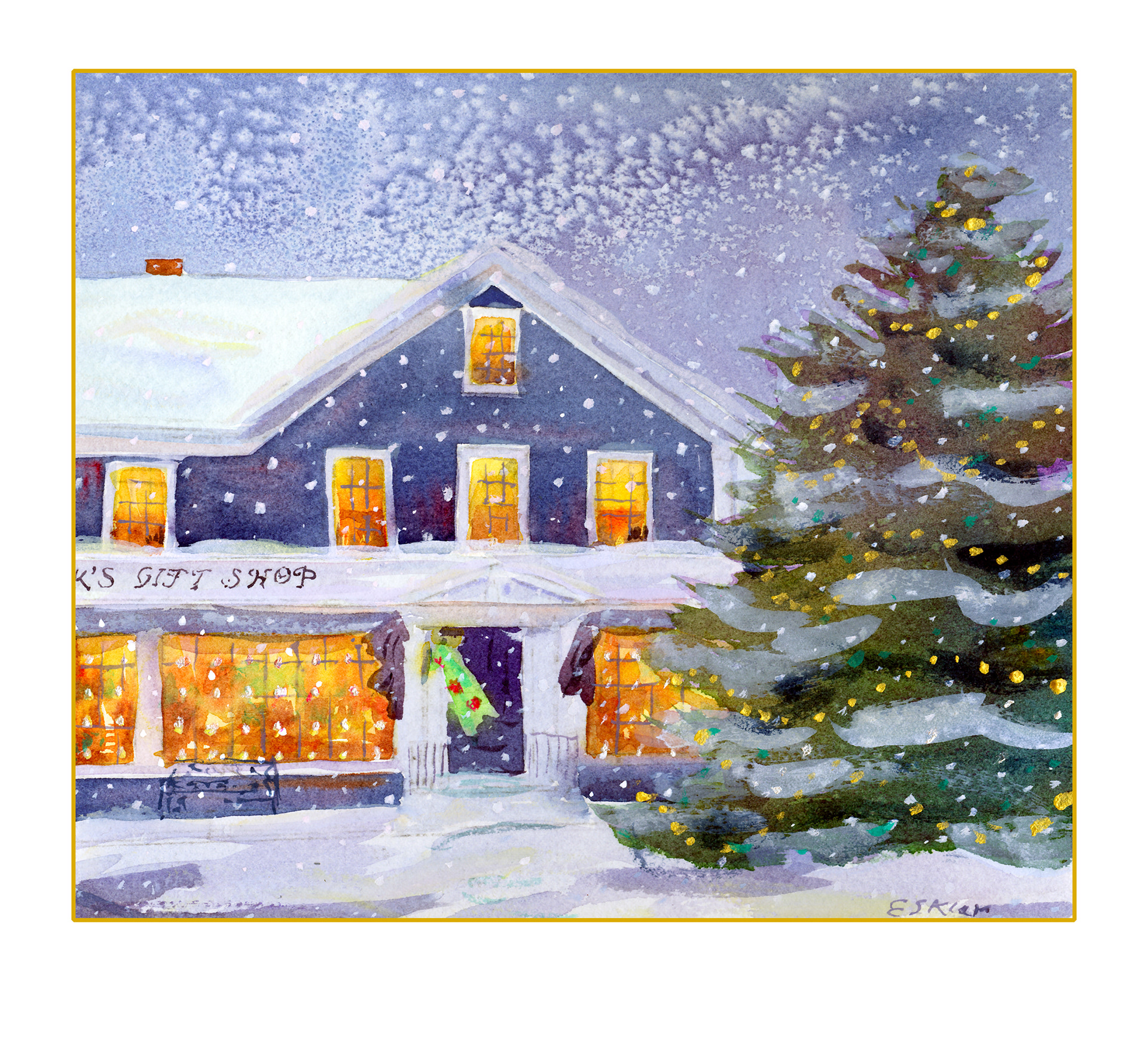 watercolor, Blacks Gifts cards