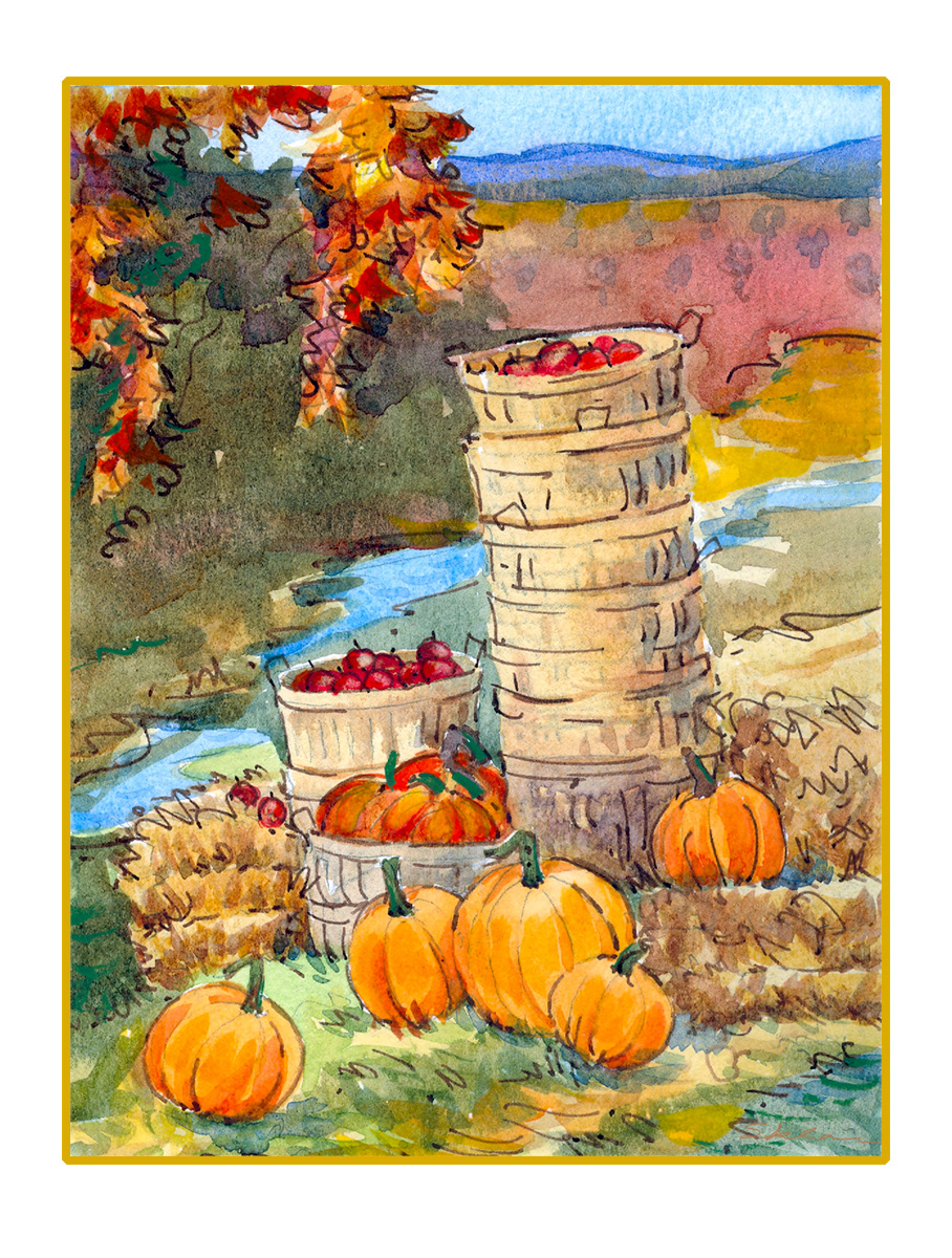 Watercolor portfolio sample