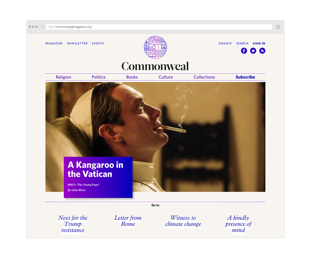 homepage