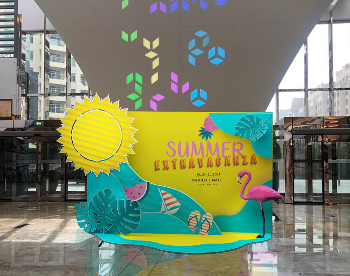 Nakheel Mall Summer Bundle - Free Standing Decor