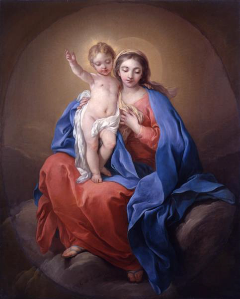 Virgin and Child Charles-Andre van Loo (Carle van Loo)