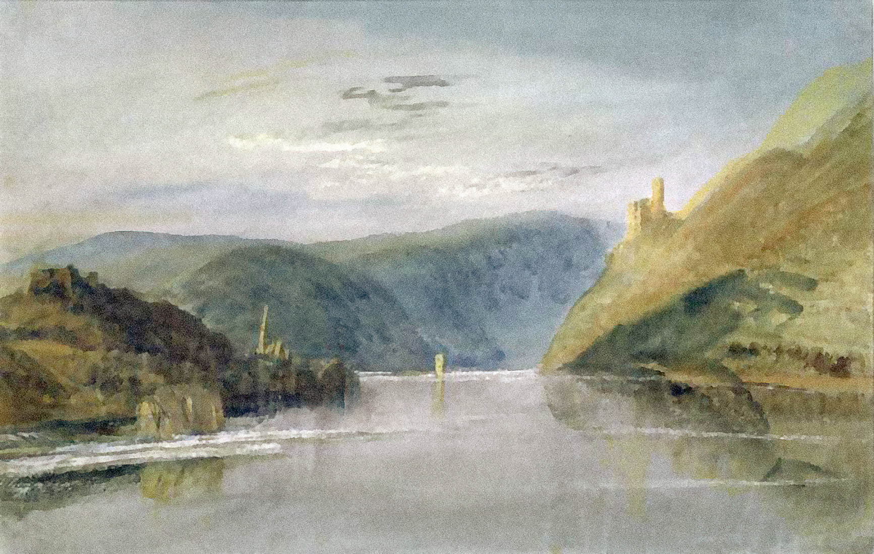 Mäuseturm and Castle Ehrenfels - William Turner