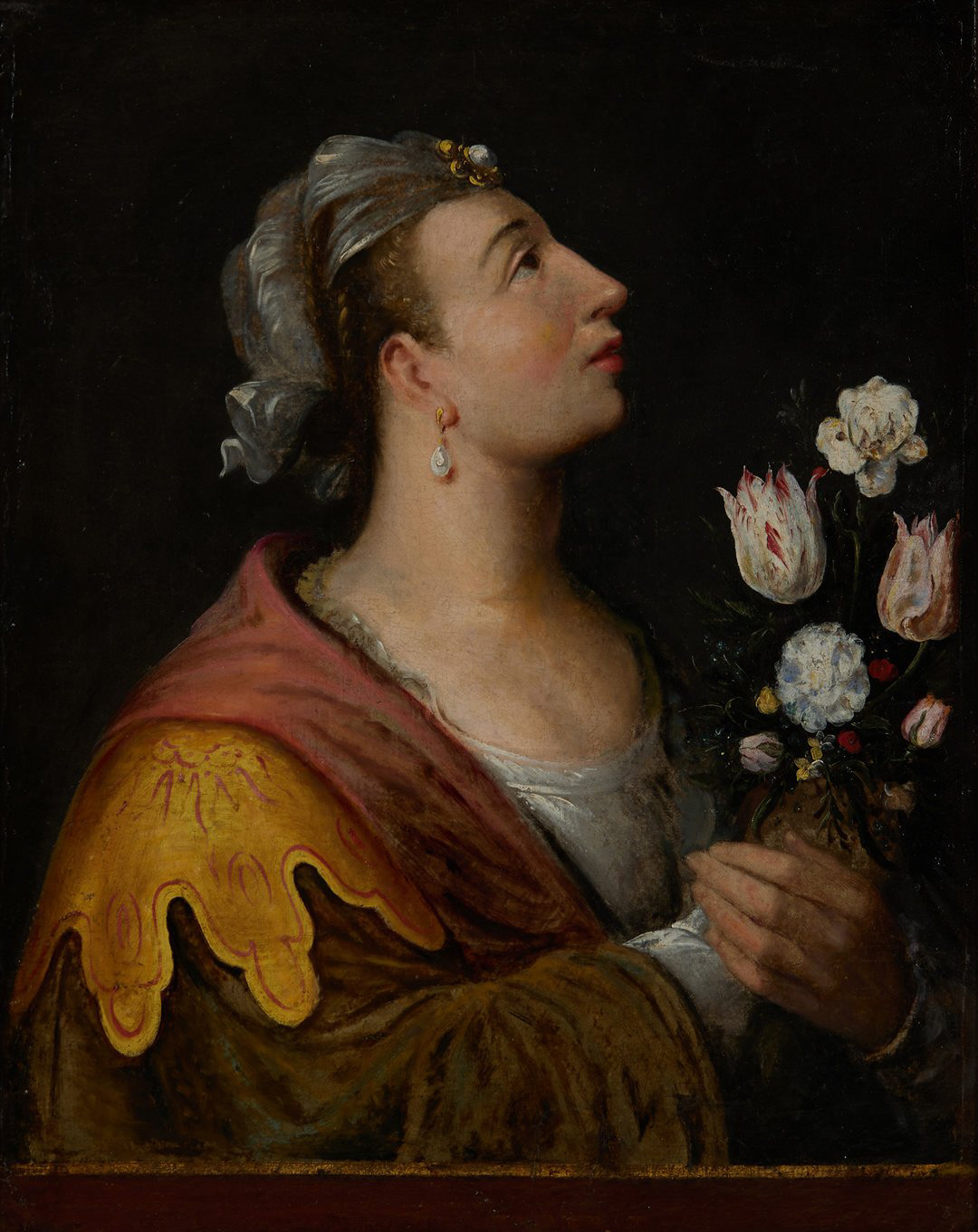 18th Century French School - Portrait of an Actress