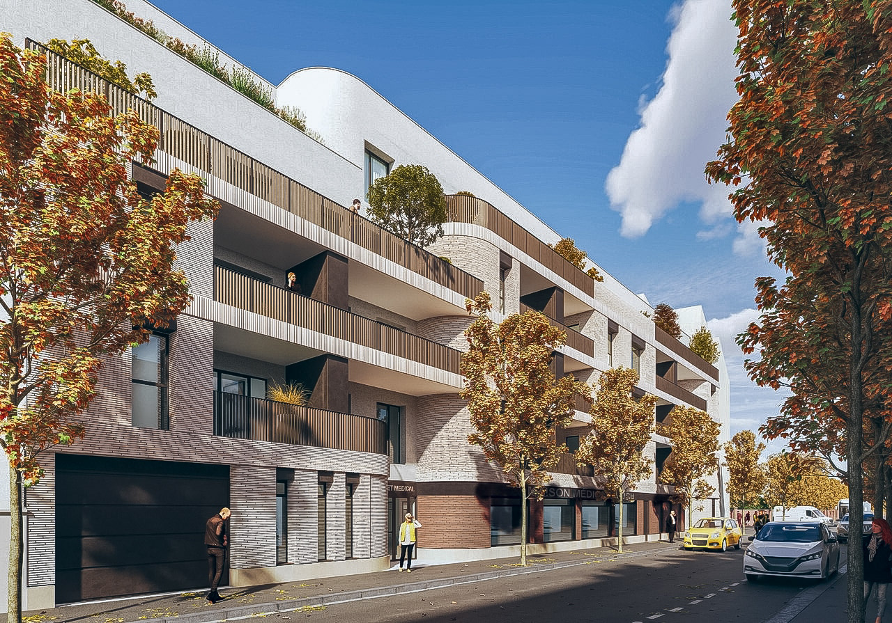 Illustration de la future maison médicale de Houilles