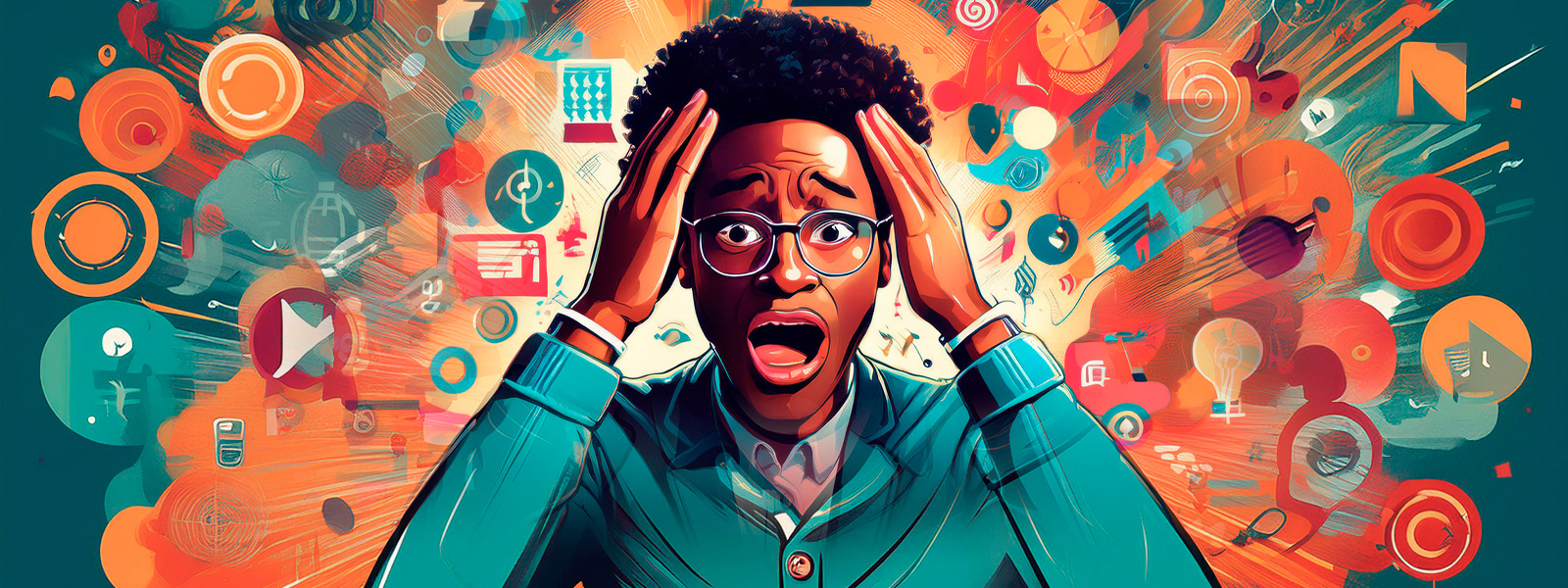 Illustration de la communication à outrance