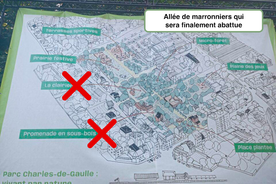 Projet du parc Charles de Gaulle à Houilles