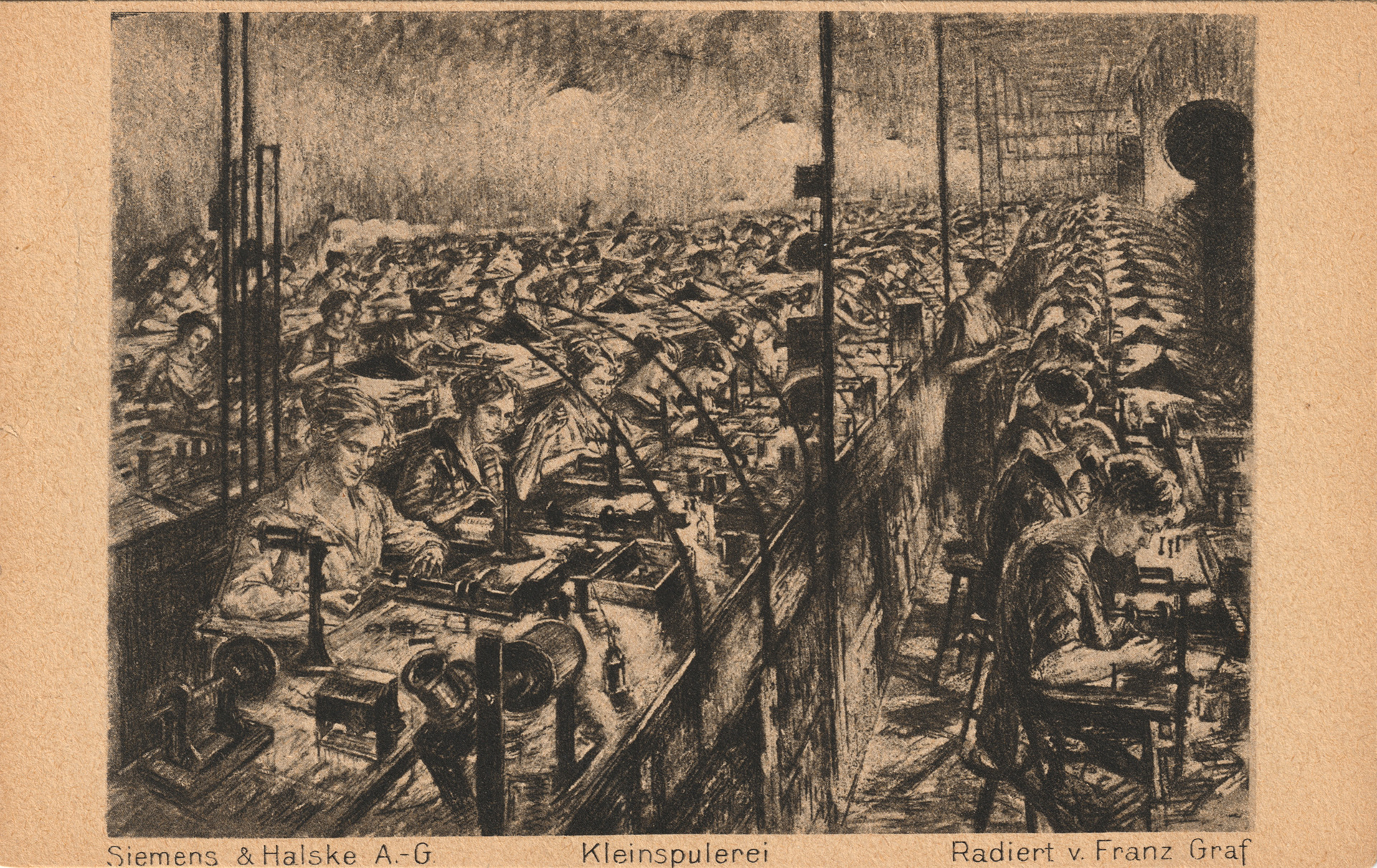 1899-1909 Wanda works as a spanner at Siemens for 10 years.