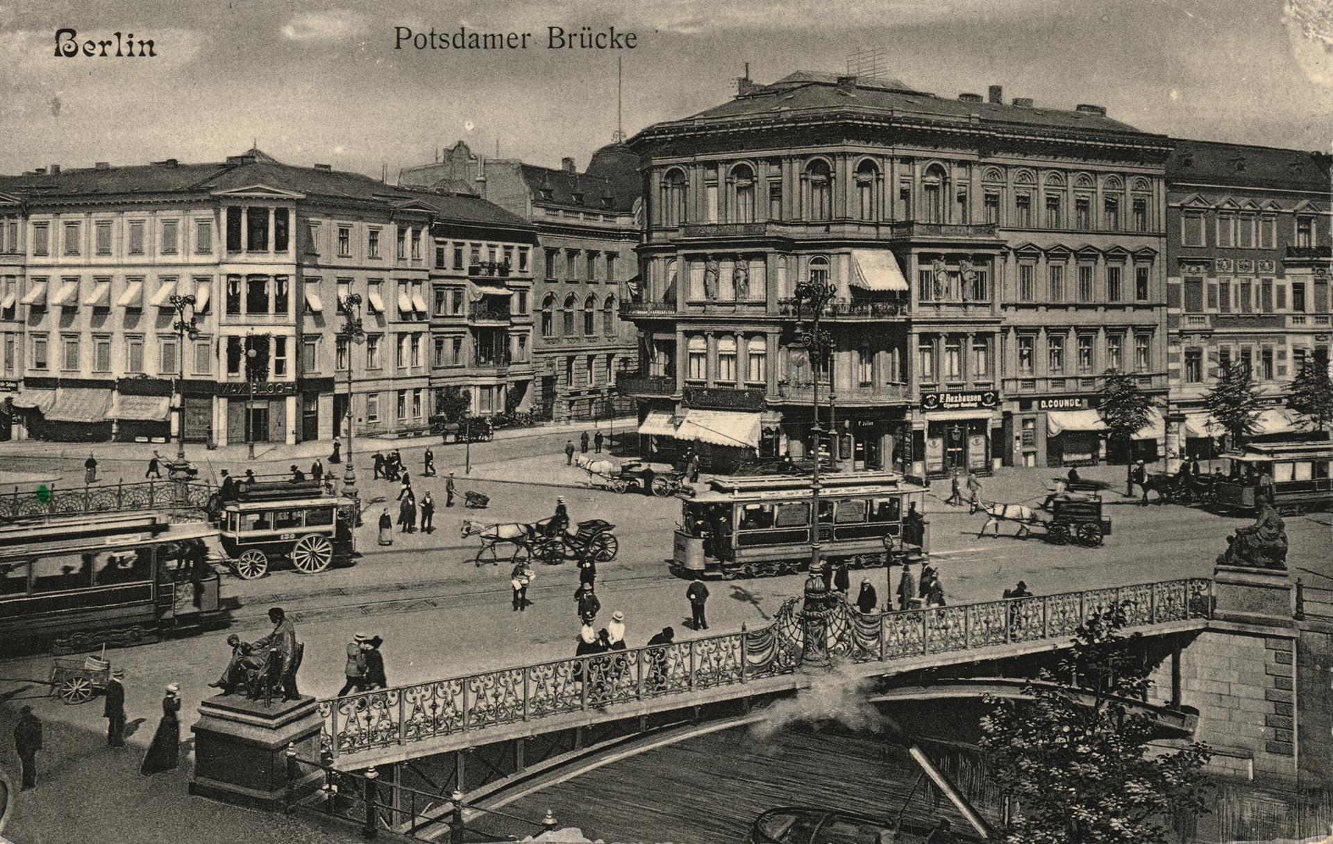 Wanda's older sister Hedwig lives on Potsdamer Strasse. She works as a milliner. Wanda has a close relationship with her and visits her often. 1909 - Jewish Wanda Kubatzkÿ and Lutheran Franz Dumke marry in Berlin. Shortly thereafter, Wanda's illegitimate son dies in the Friedrich orphanage. Later that year, her father David also dies.