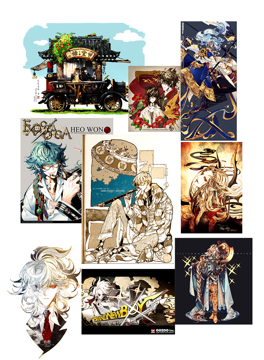 Assets: Sinbaru's artworks