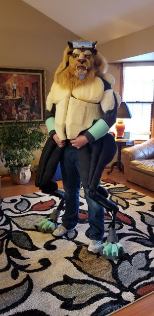 Test fit of muscle suit