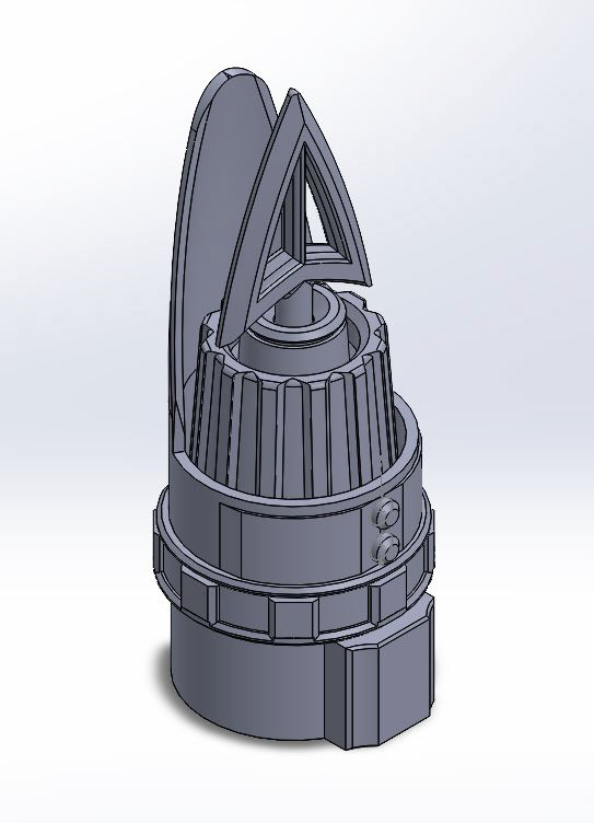 Right Arm Gauntlet Attachment Model