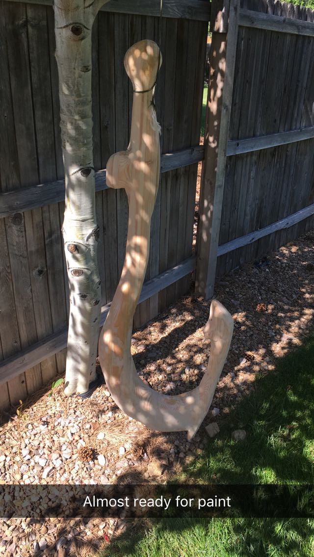 photo of hook pre-paint