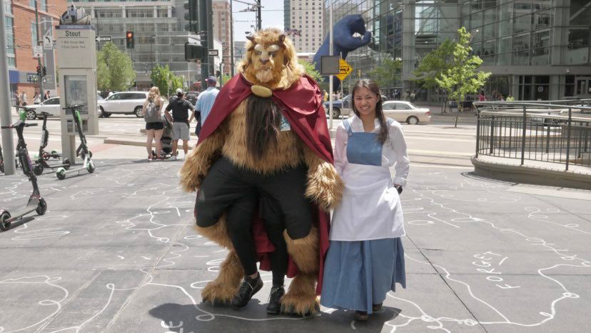 Picture taken outside of Denver Convention Center