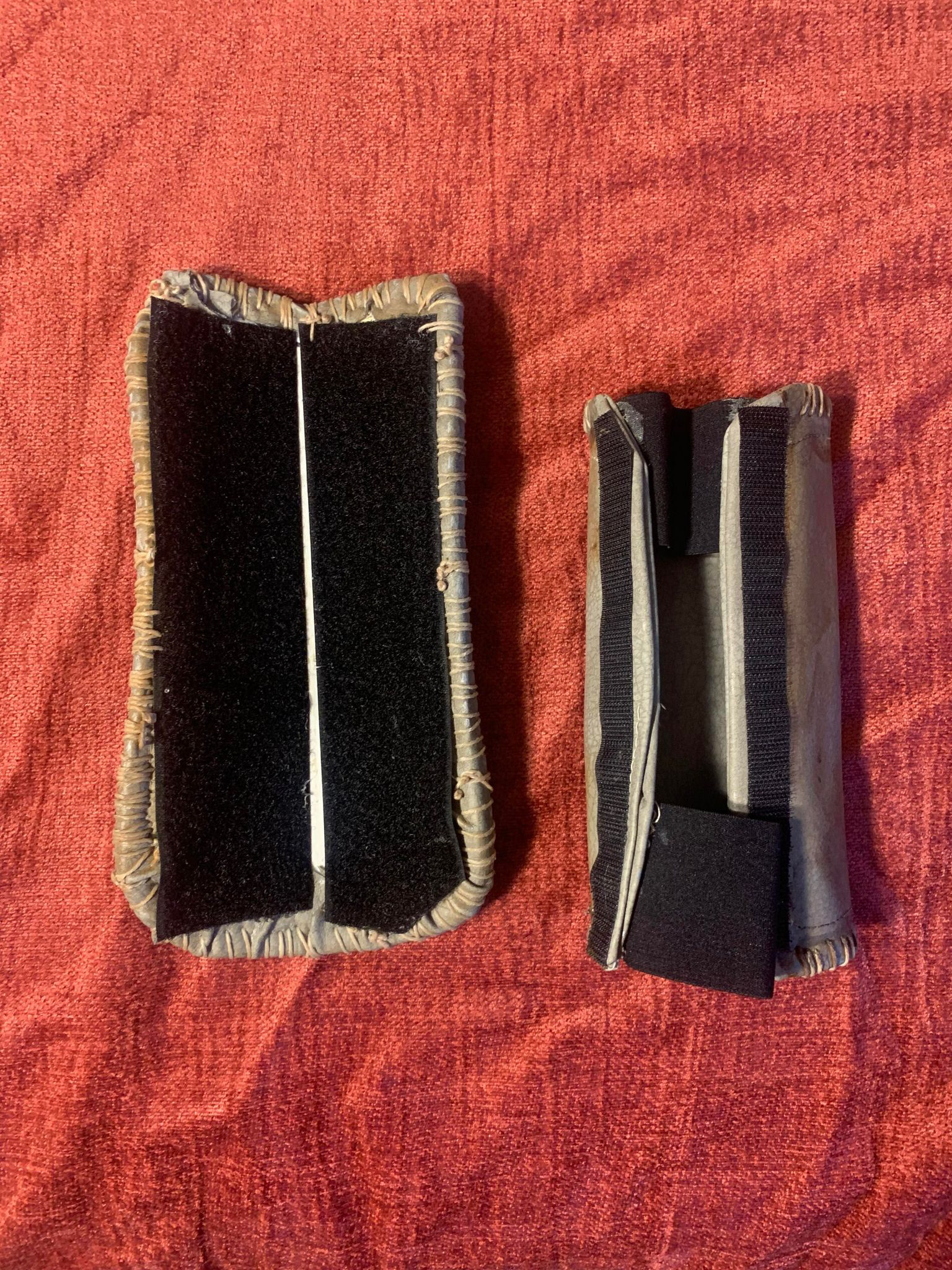 left hand gauntlet, disassembled