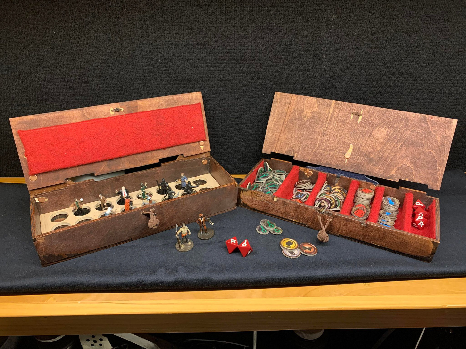 Character and Token Boxes