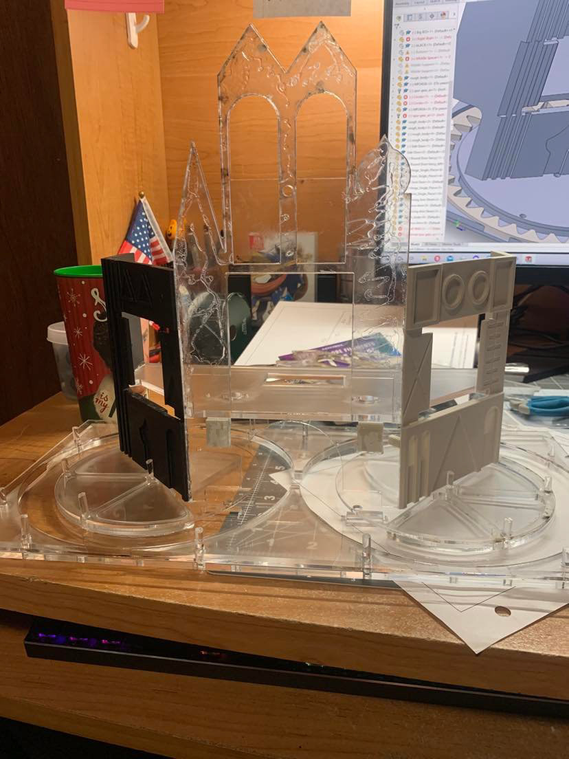 First assembly, pre paint