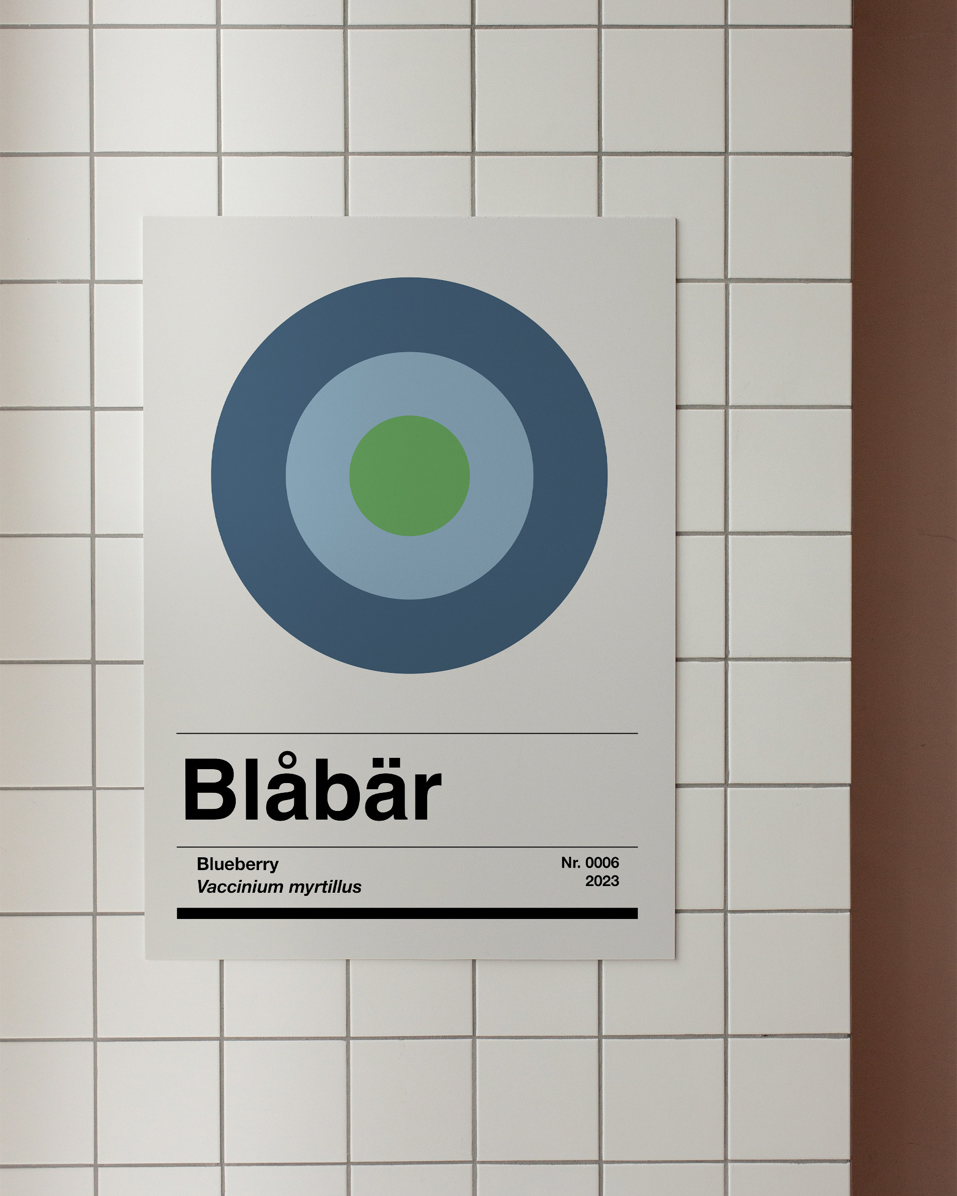 Blåbär | Poster ur Smooth Edges