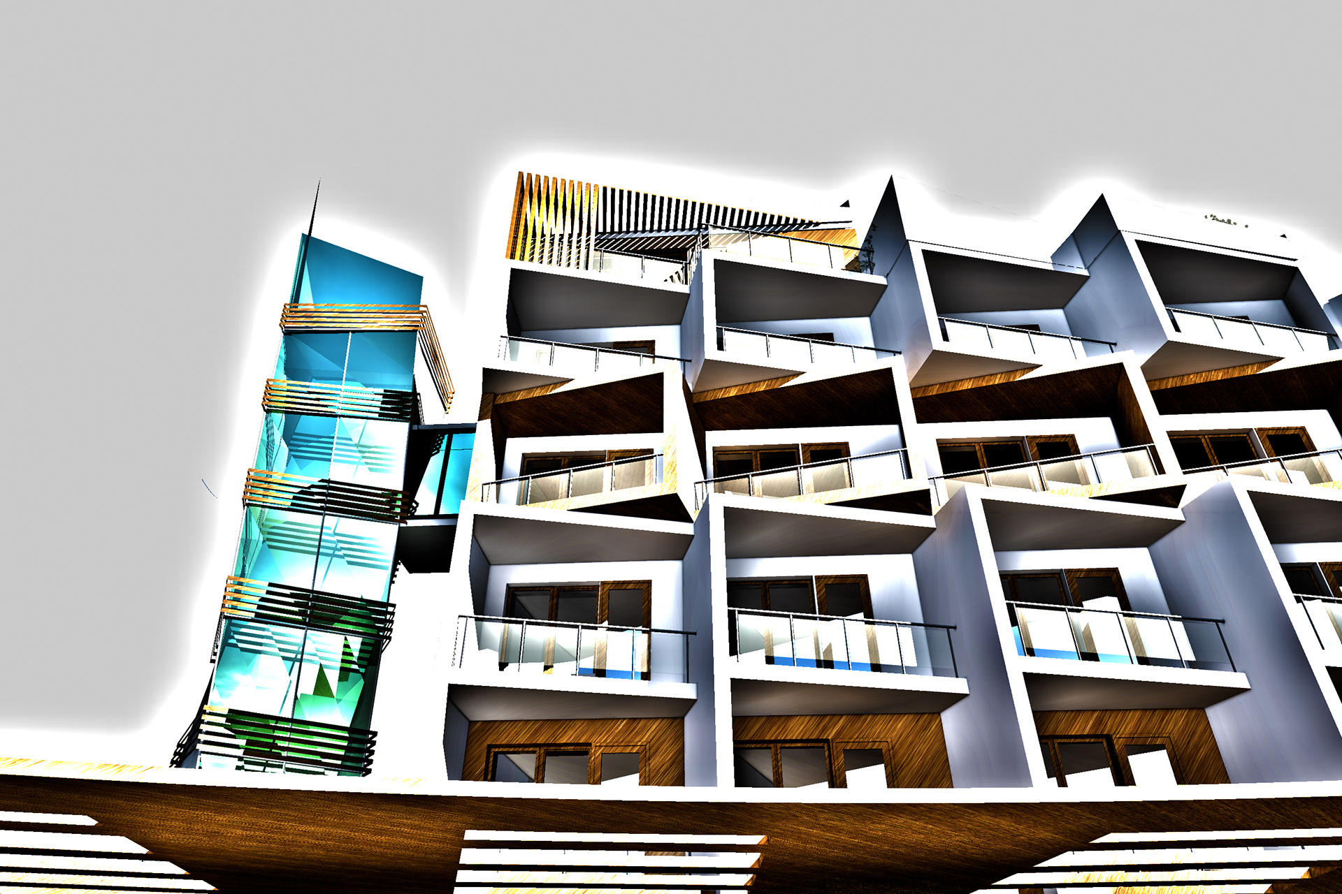 Hotel - project "Phoros-7" - made for  Design Bureau Burulyanovi Architects