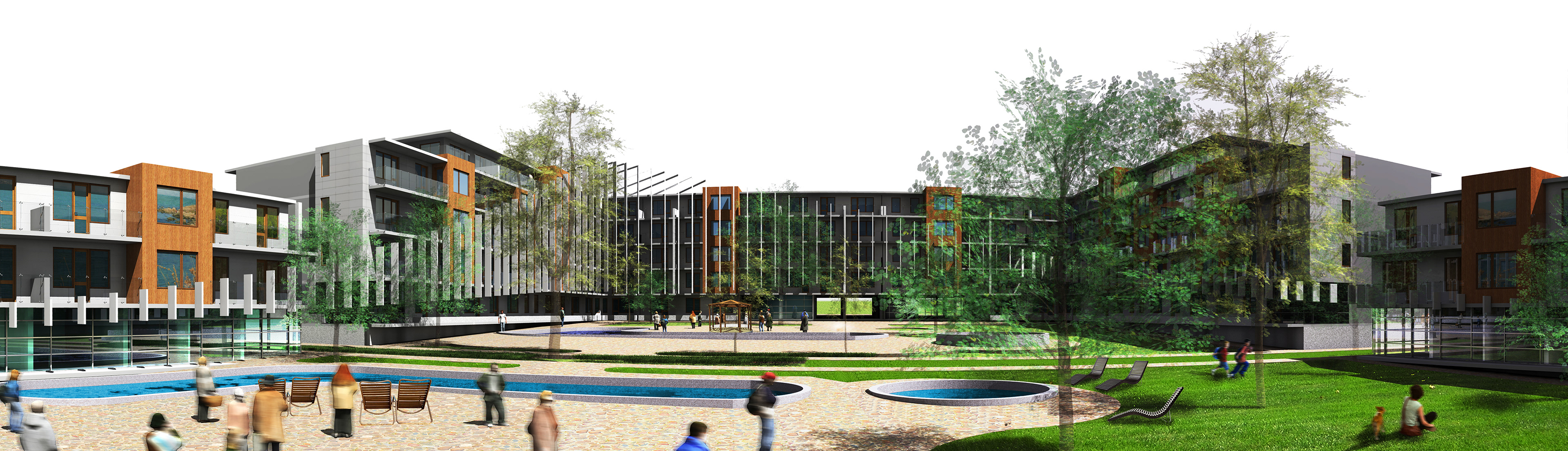 Residential buildings - project "Phoros-7" - made for  Design Bureau Burulyanovi Architects