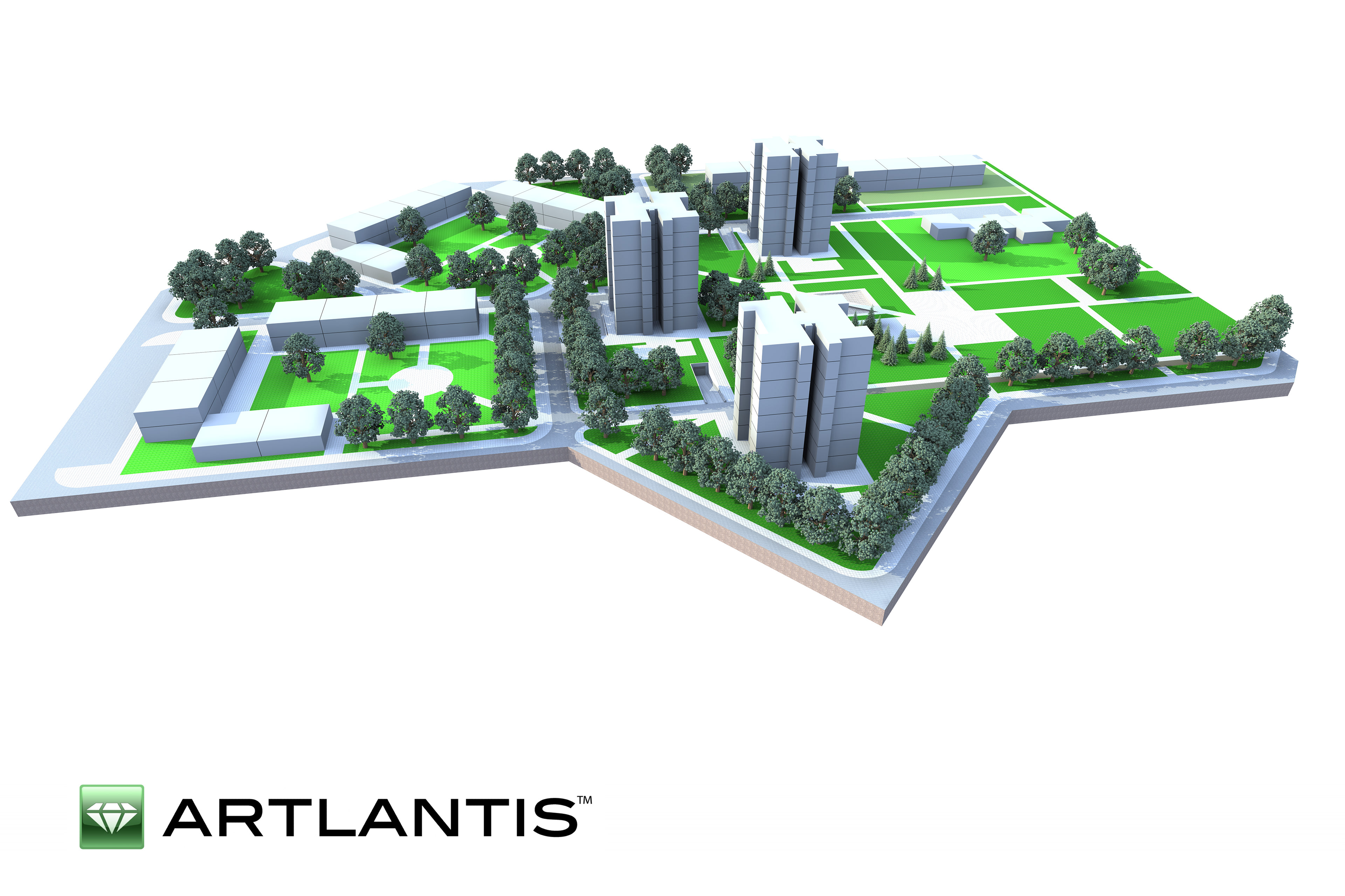 City block - concept render