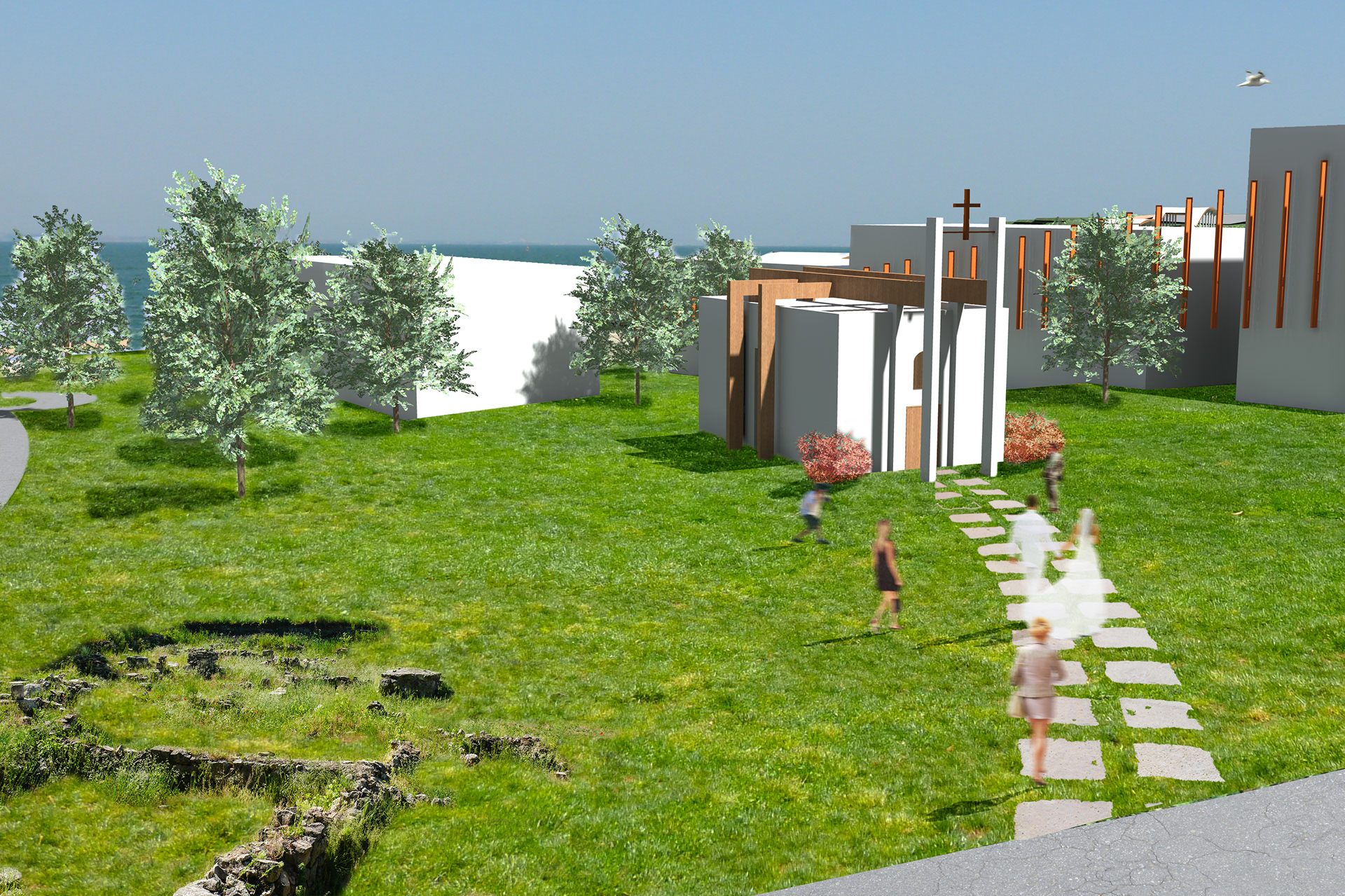 Little church - project "Phoros-7" - made for  Design Bureau Burulyanovi Architects