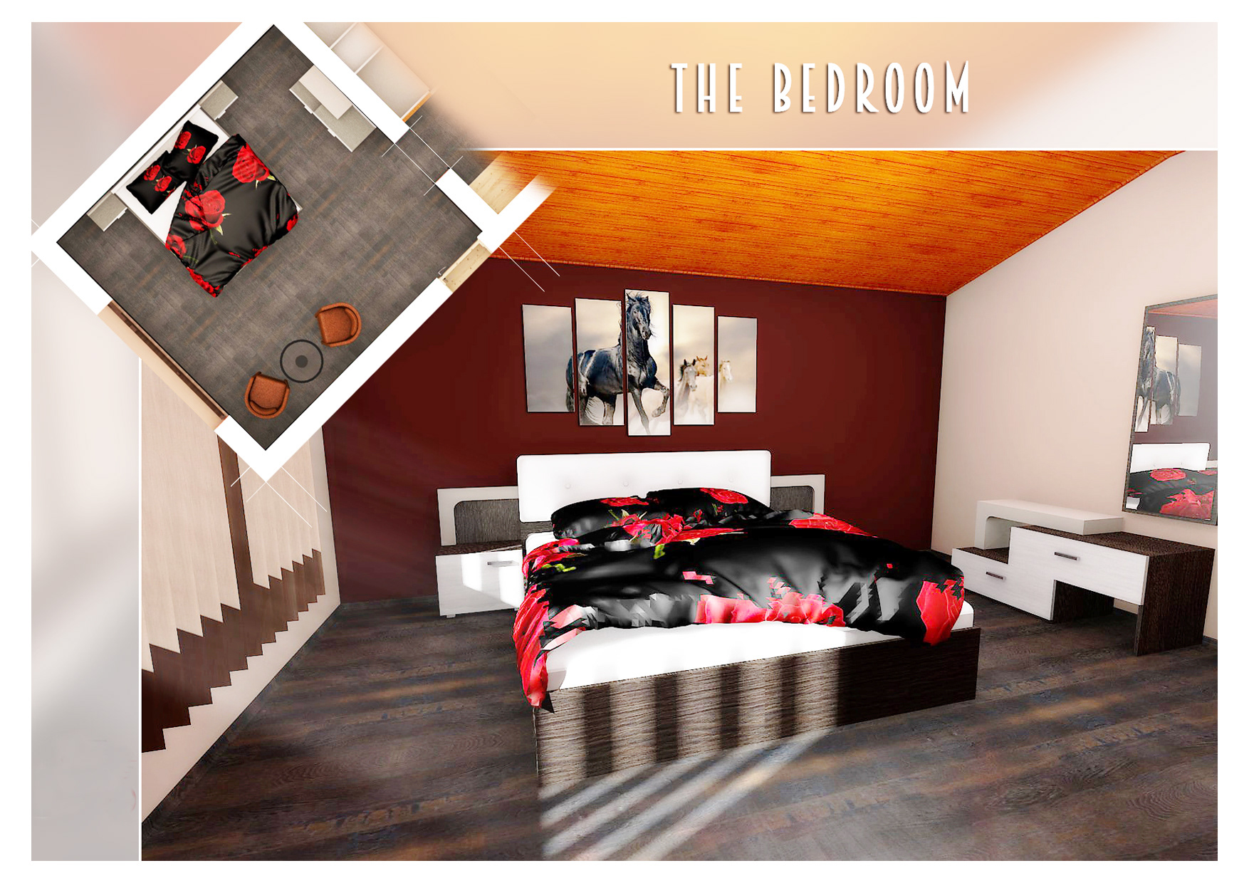 Red Bedroom/Спалня в червено