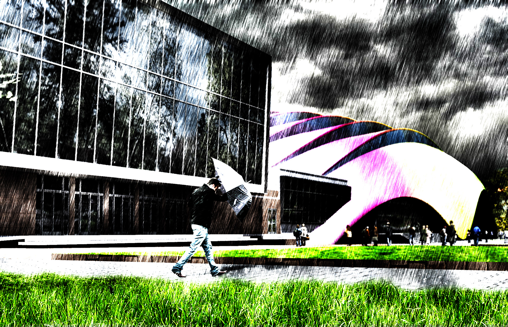 Sport Hall Render - made for  Design Bureau Burulyanovi Architects