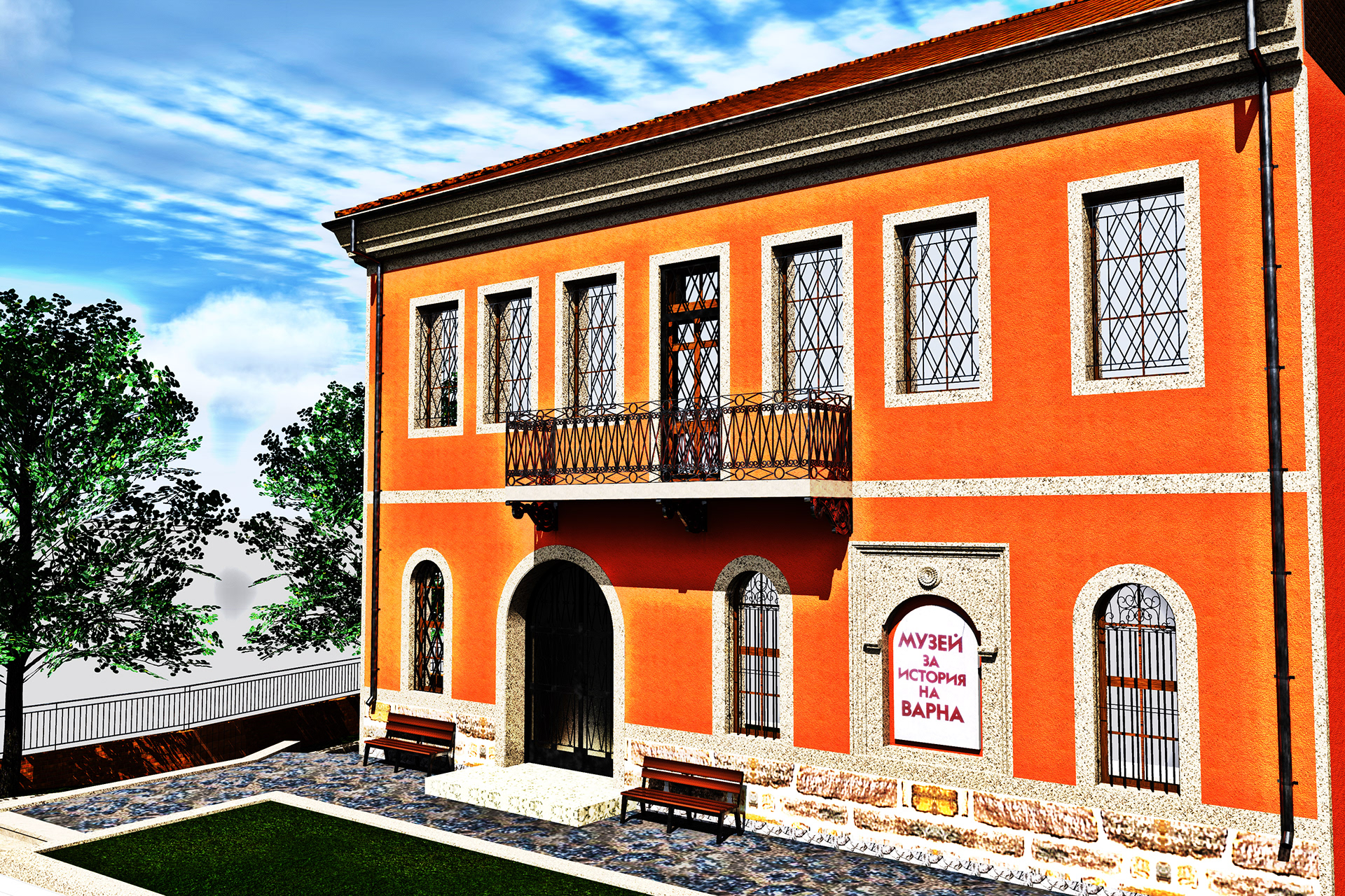 Museum - Renovation concept render