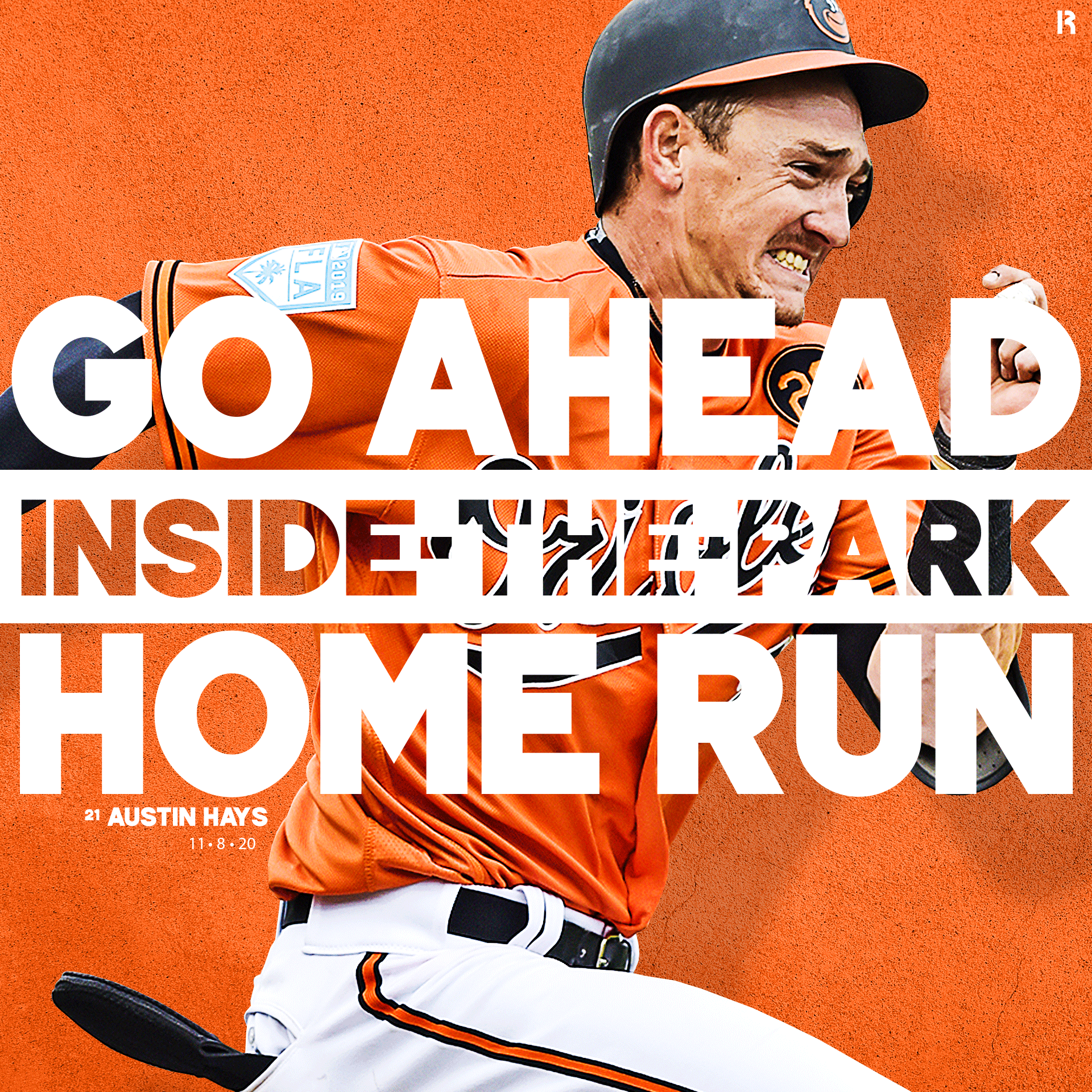 Austin Hays hits an inside-the-park home run to give the Orioles the lead in extra innings.