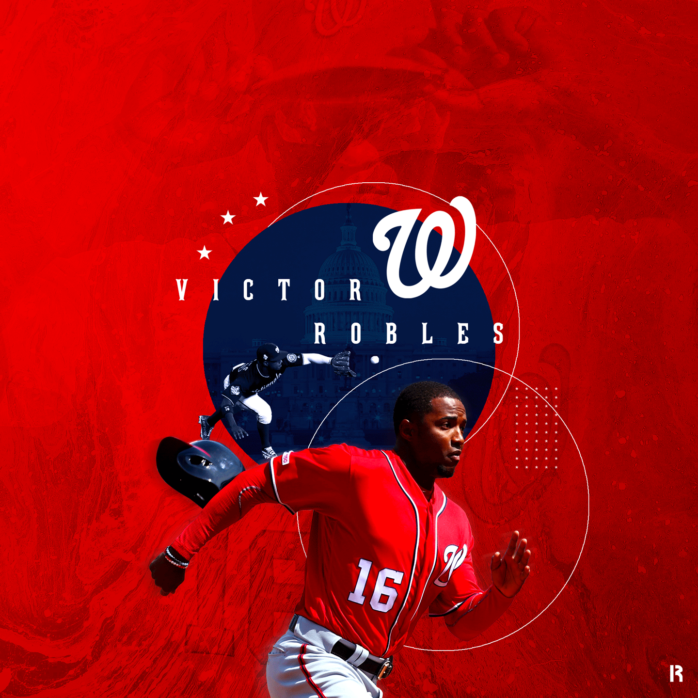 Victor Robles, center fielder for the Washington Nationals