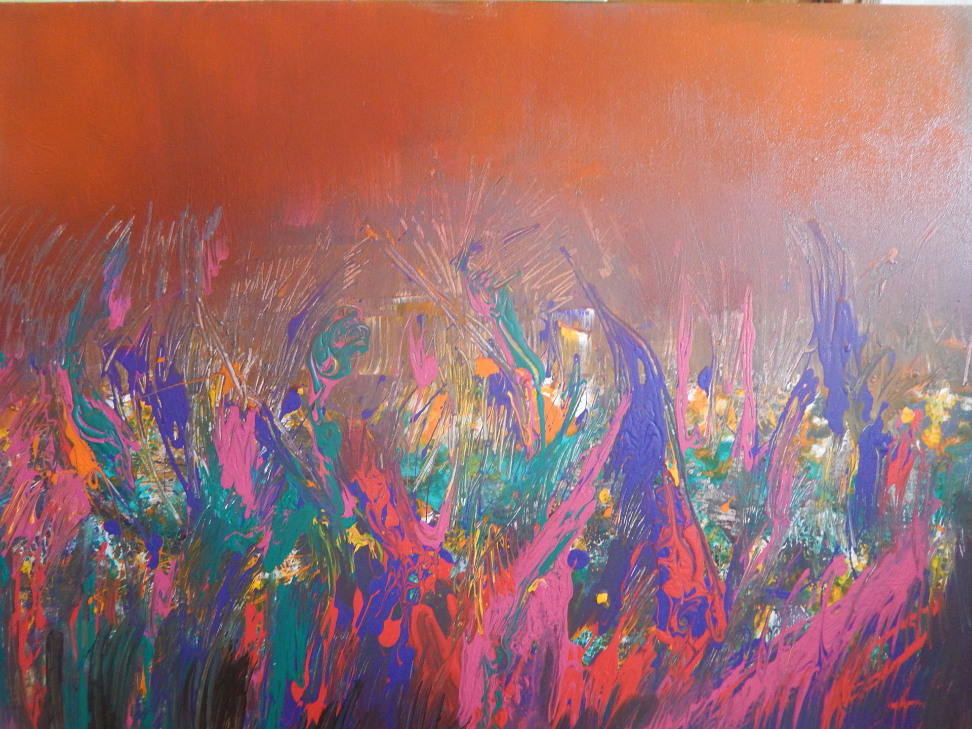 PAISAJE TROPICAL 100 X 80 CMS. 