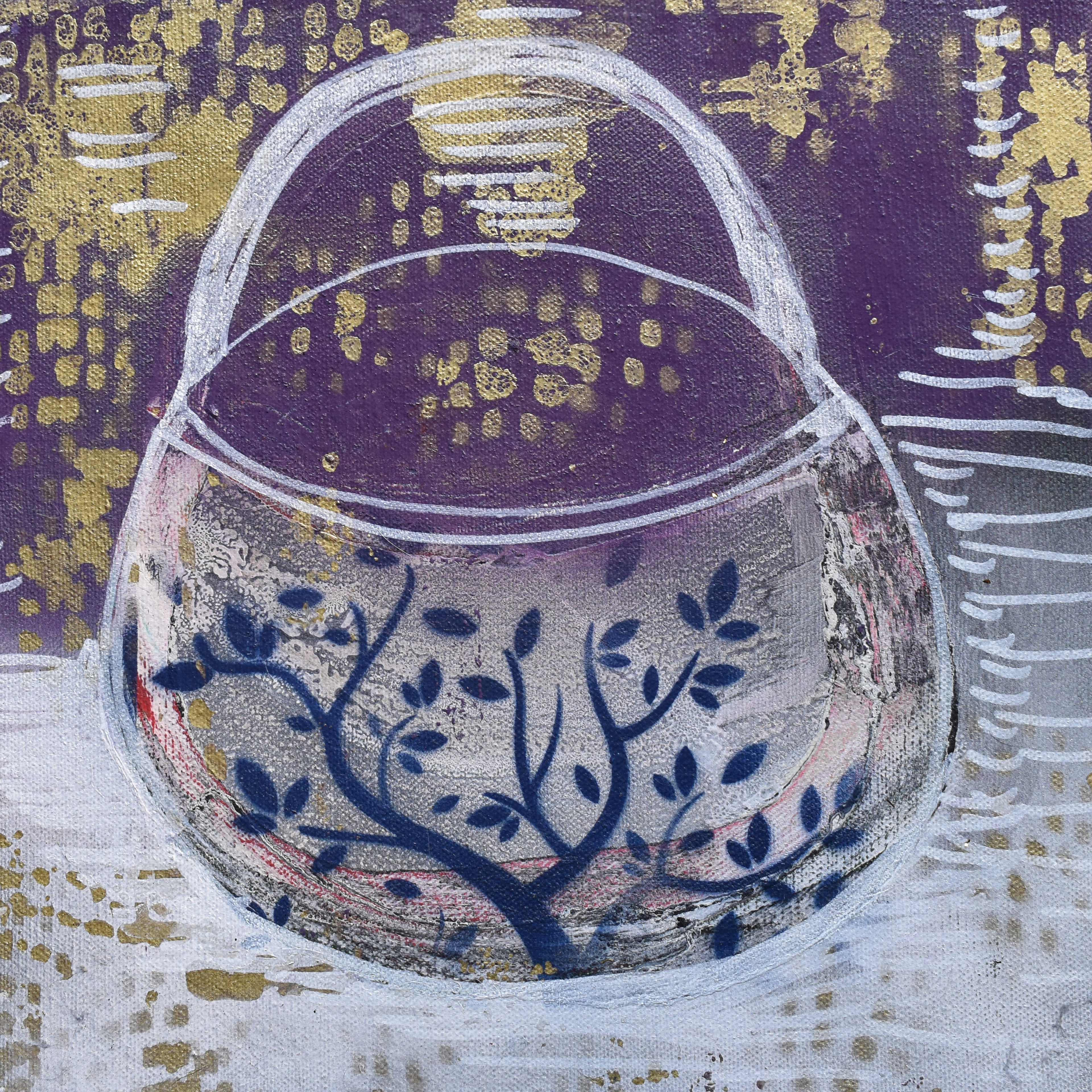 VASIJA BLANCA 25 X 25 CMS.