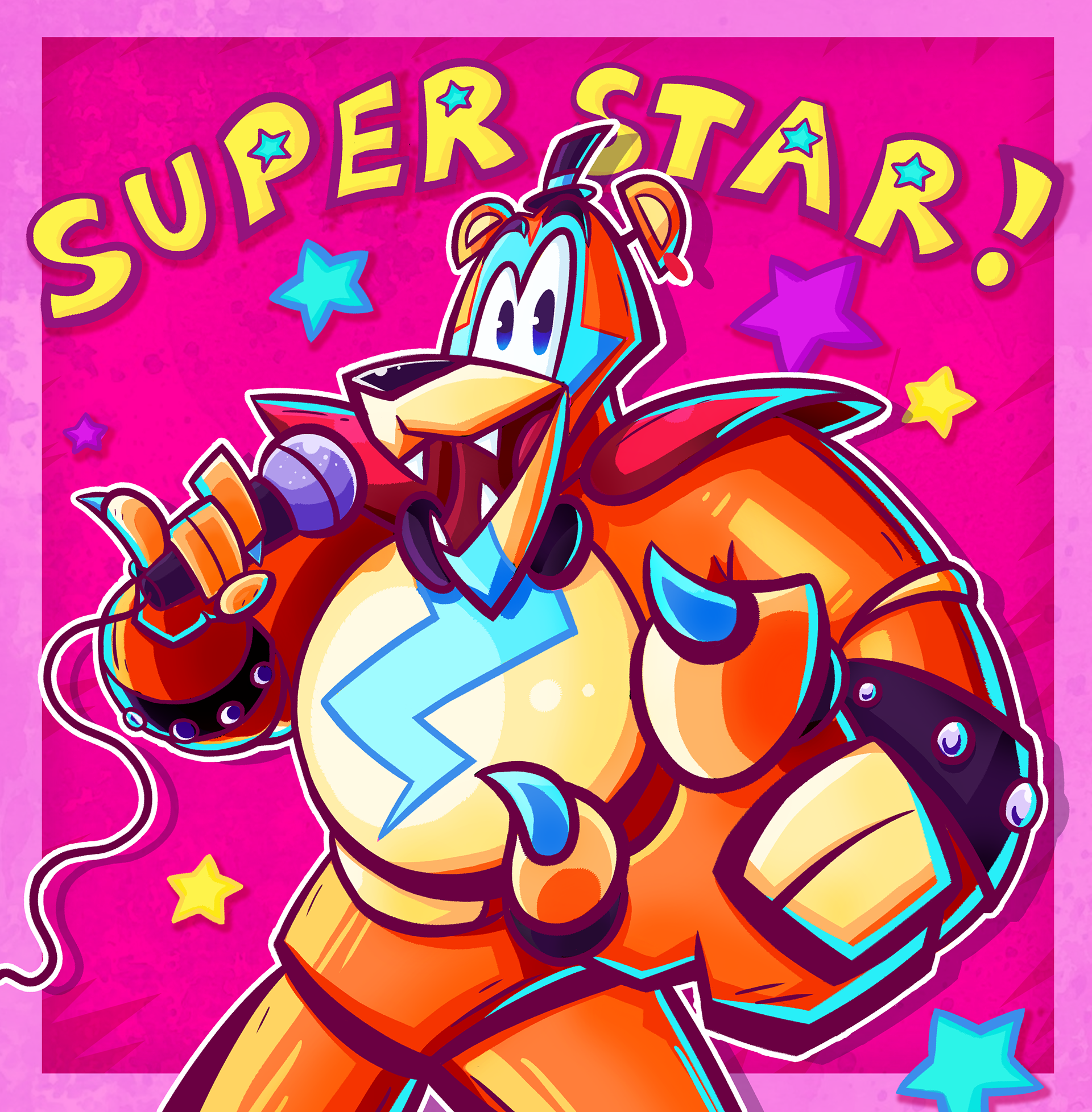 Glamrock Freddy fanart