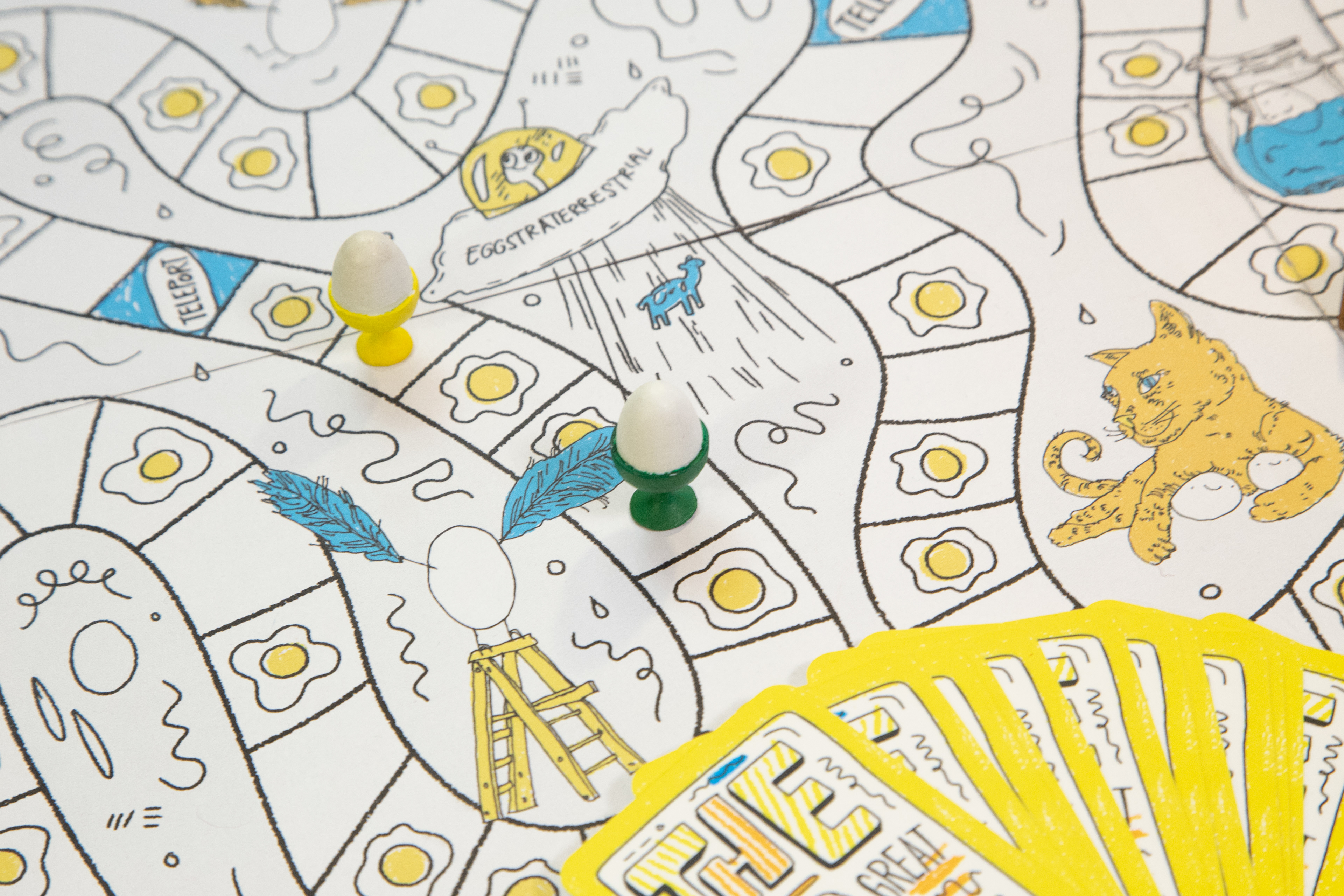 Great Eggscape board