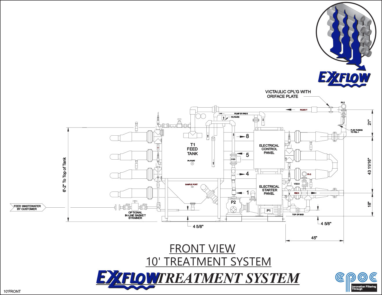 10' System Front View