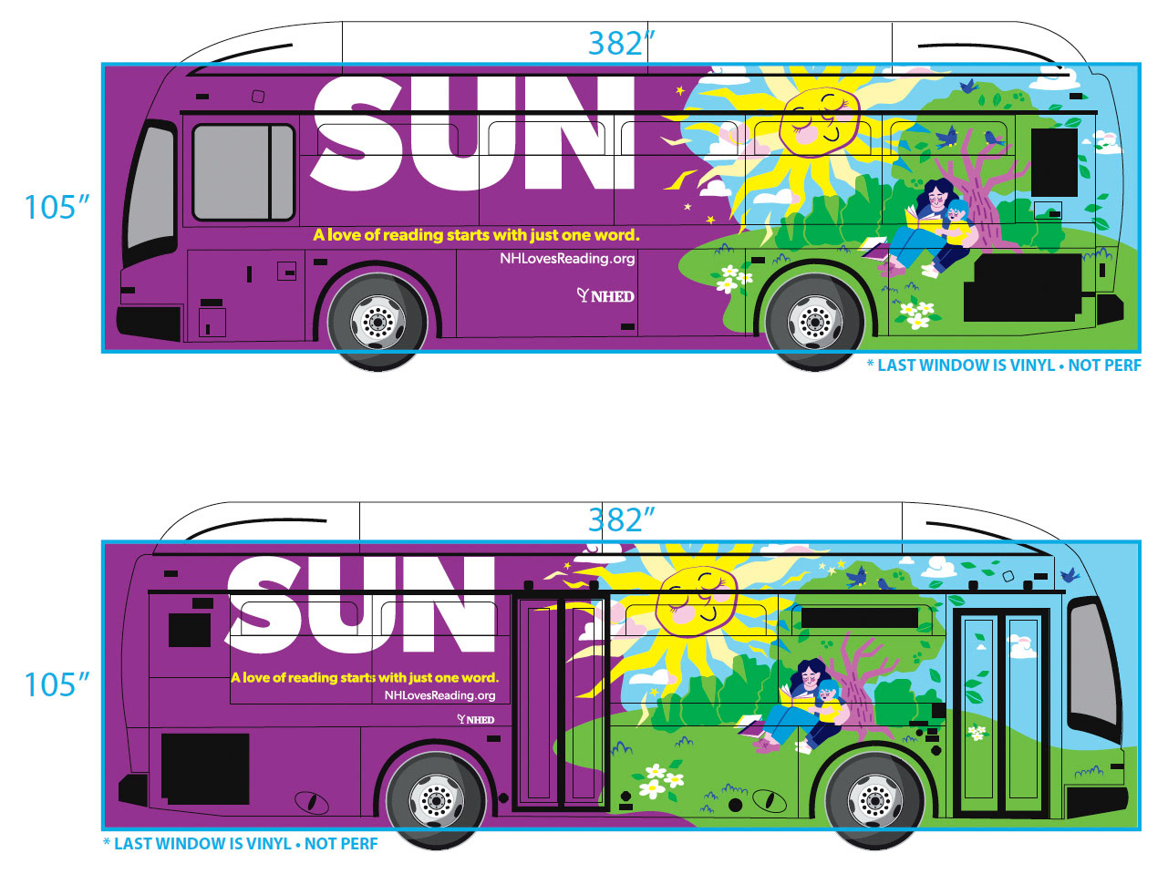 Bus wrap prototype
