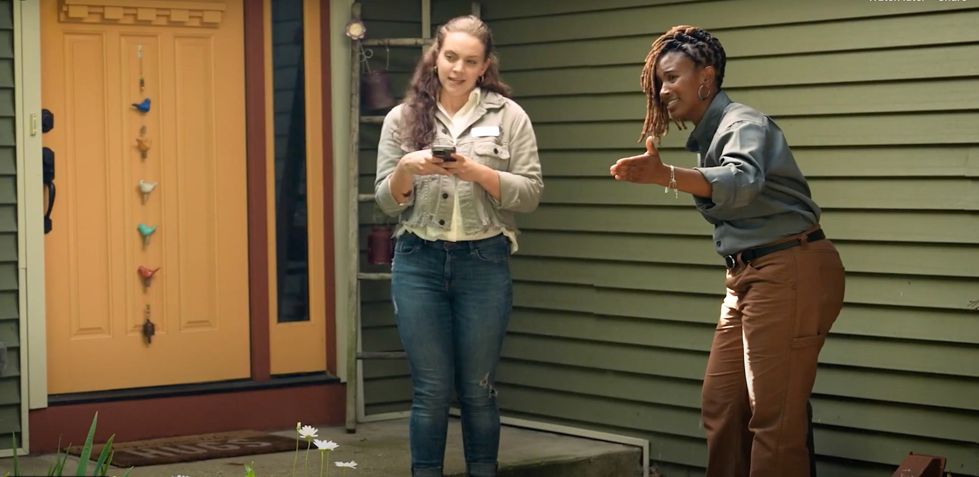 Still frame from web series episode 2 of 3, “Population Over It”