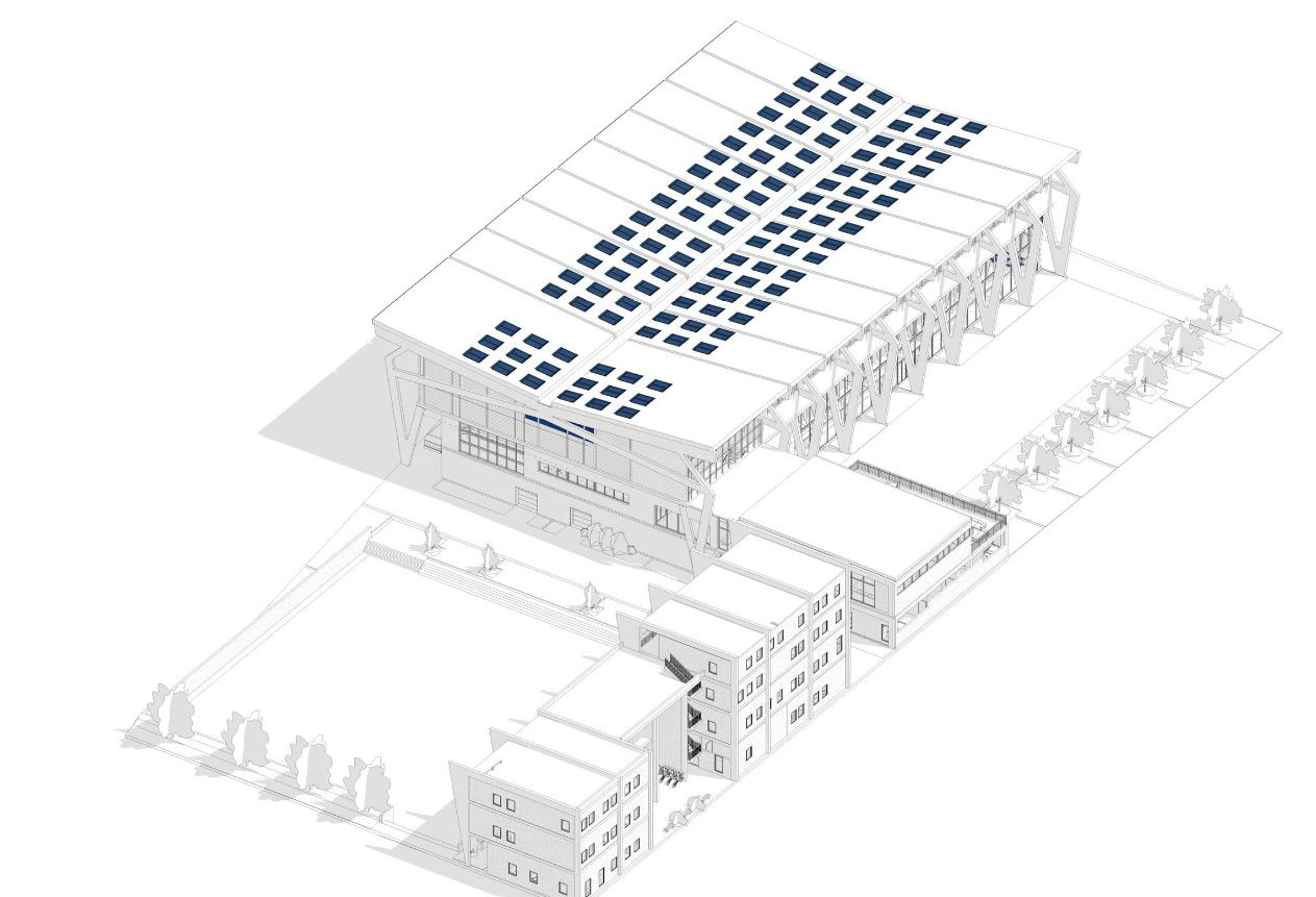 3D Sport Center Model