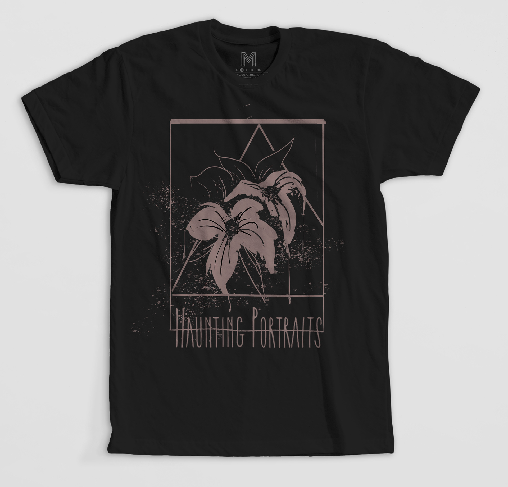 Haunting Portraits Tshirt Design.  www.hauntingportraits.bandcamp.com