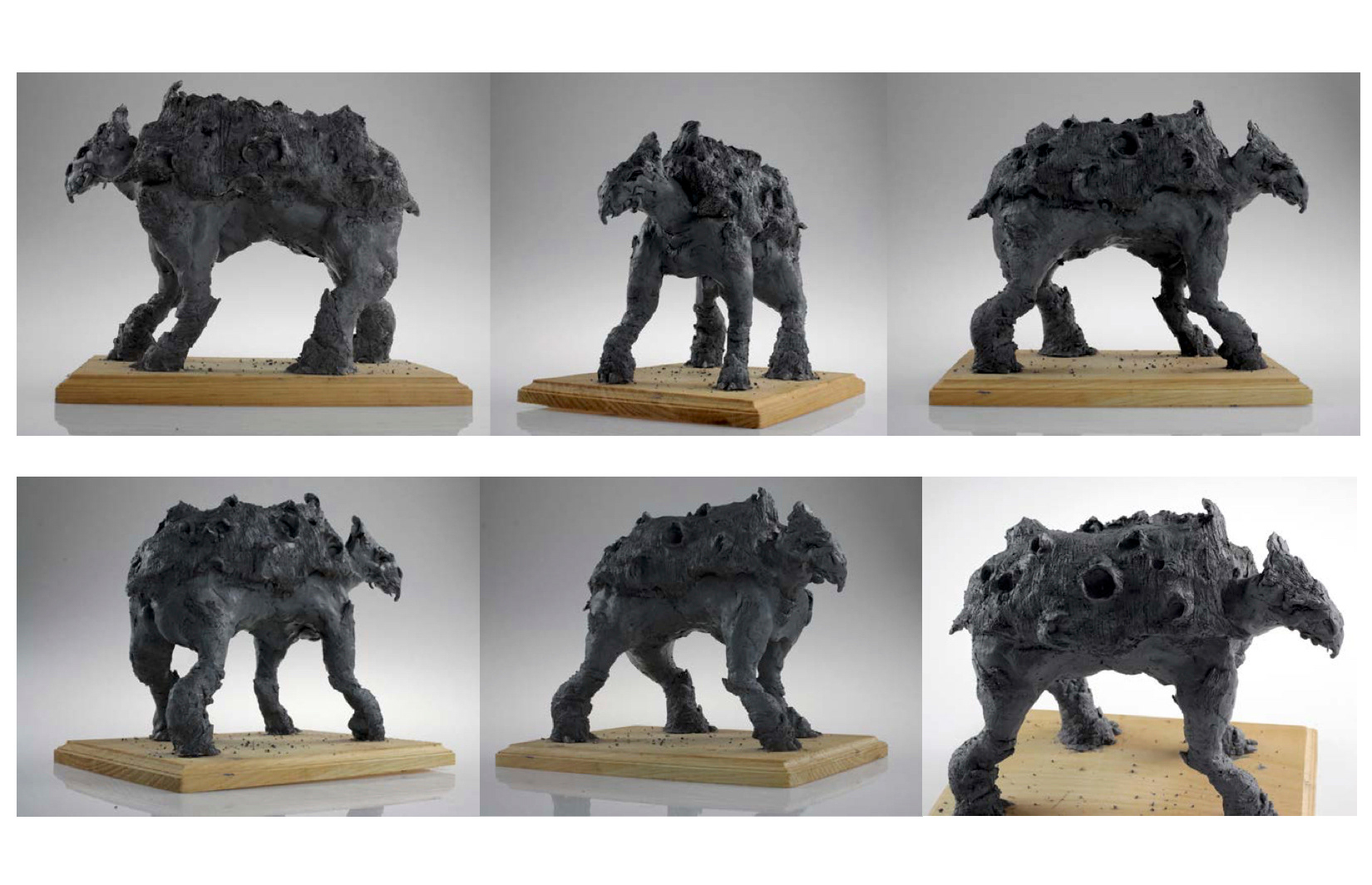 Part of Lost World Project. Sculpted traditionally with Sculpy.