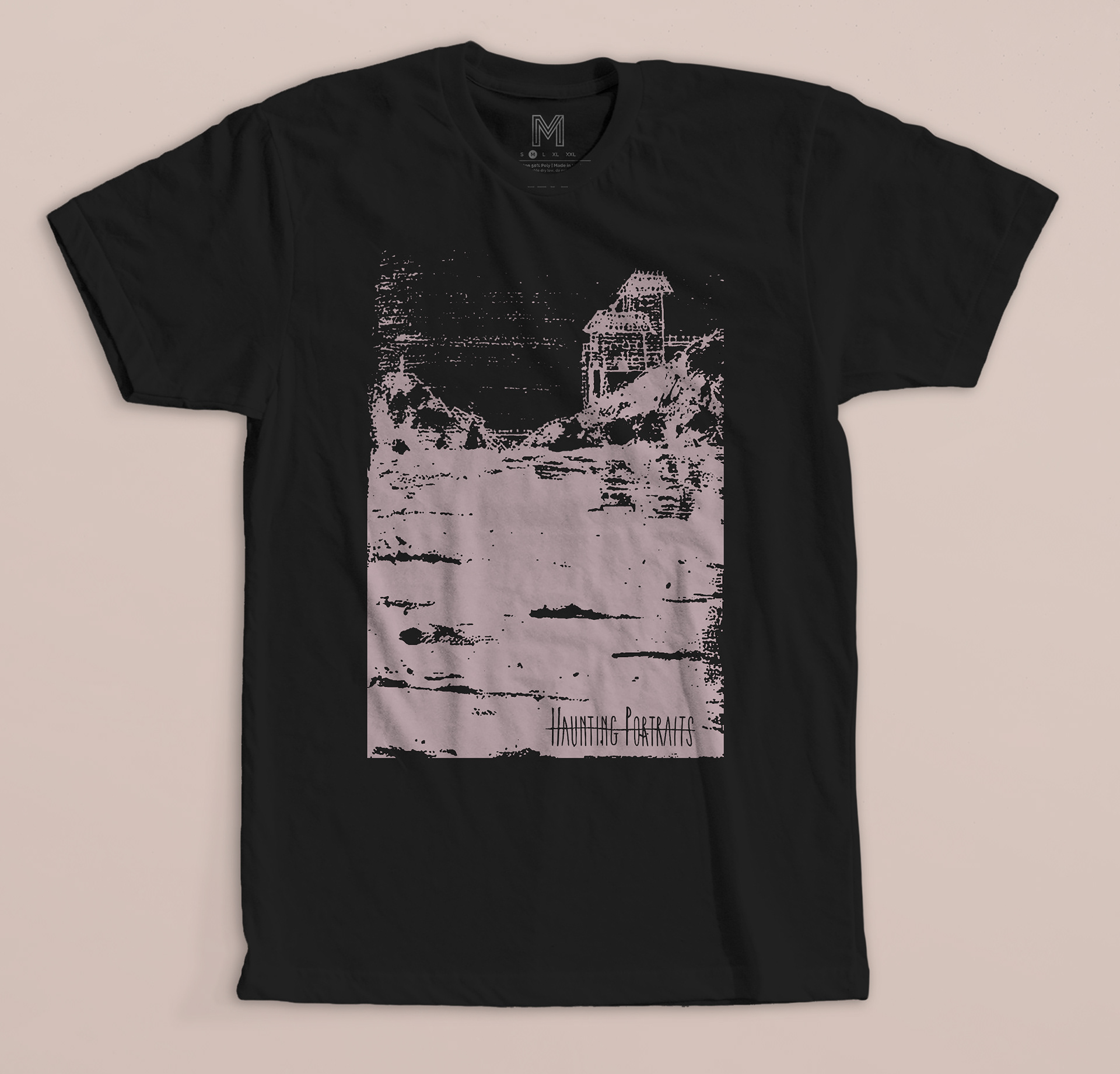 Haunting Portraits Tshirt Design.  www.hauntingportraits.bandcamp.com