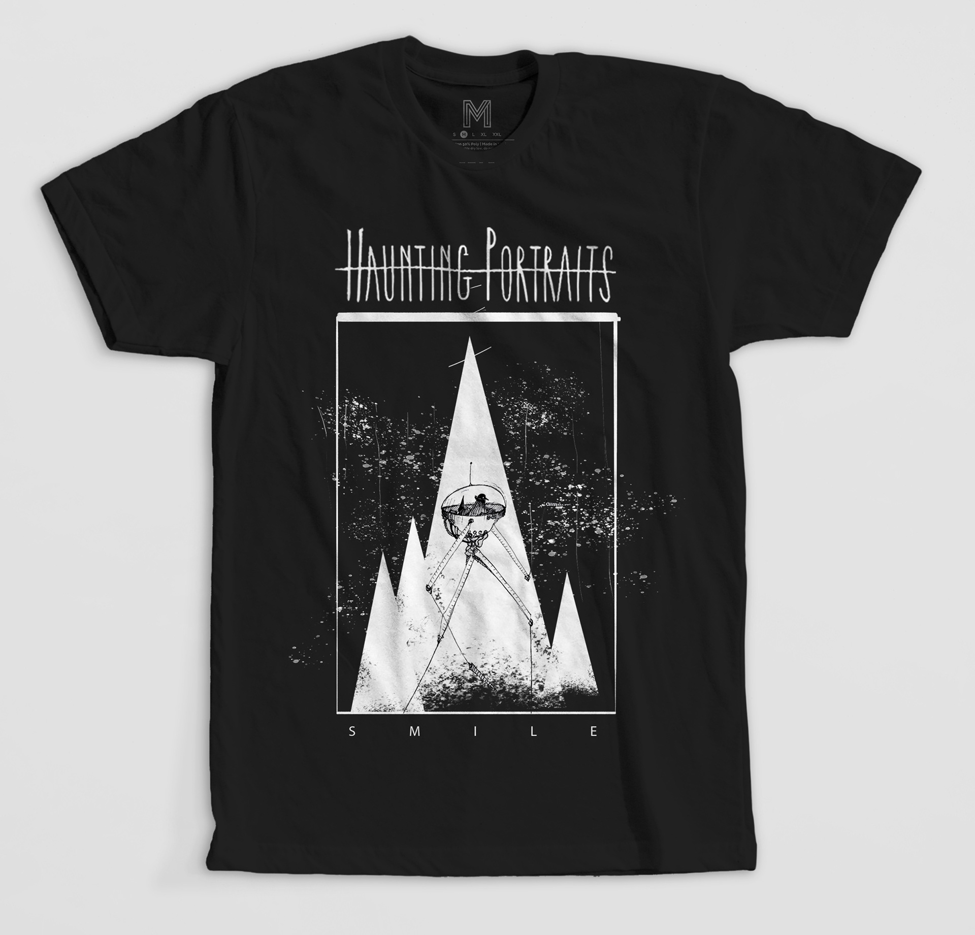 Haunting Portraits Tshirt Design.  www.hauntingportraits.bandcamp.com