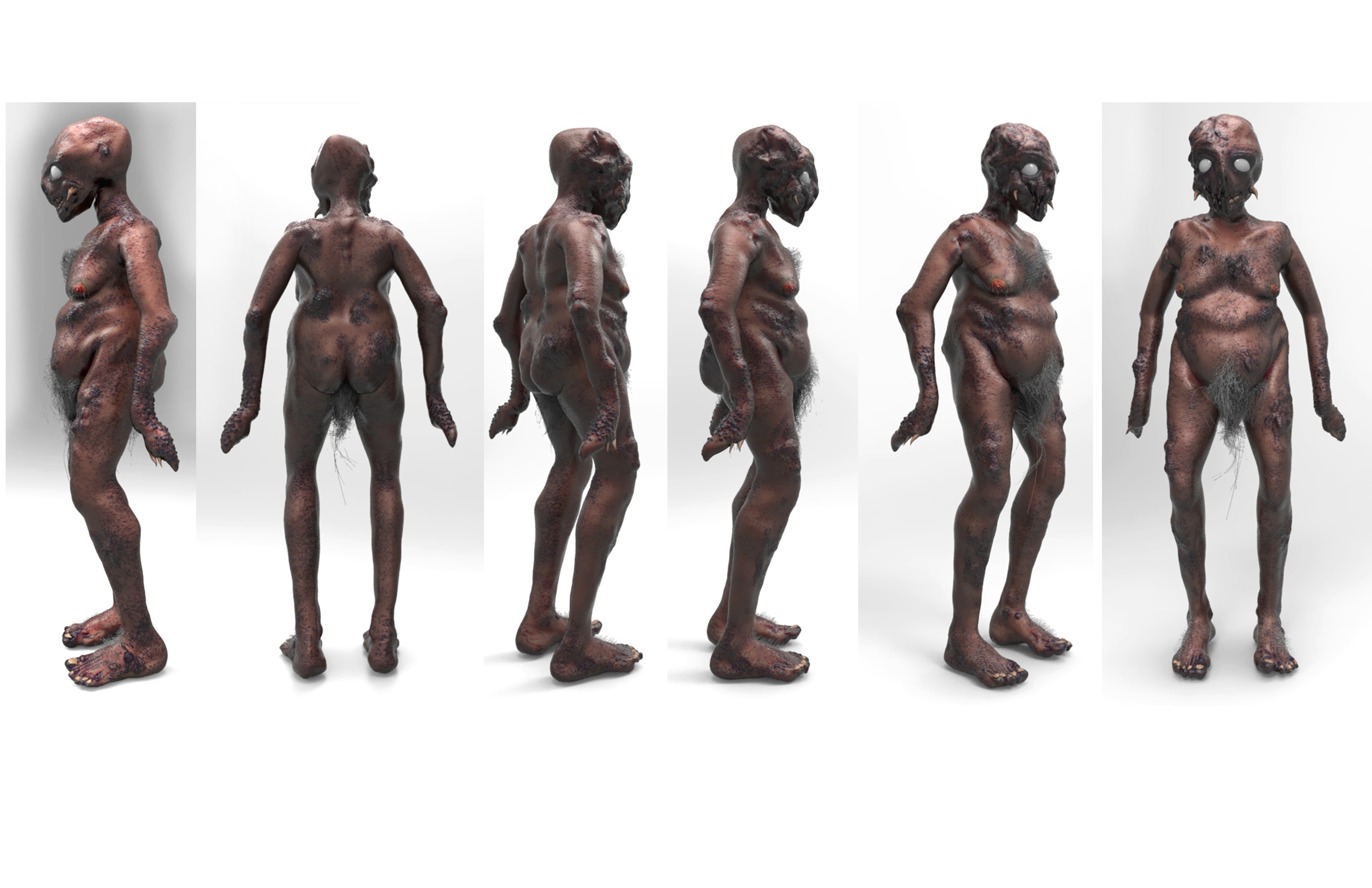 Creature from Lost World Project, Created in Zbrush.