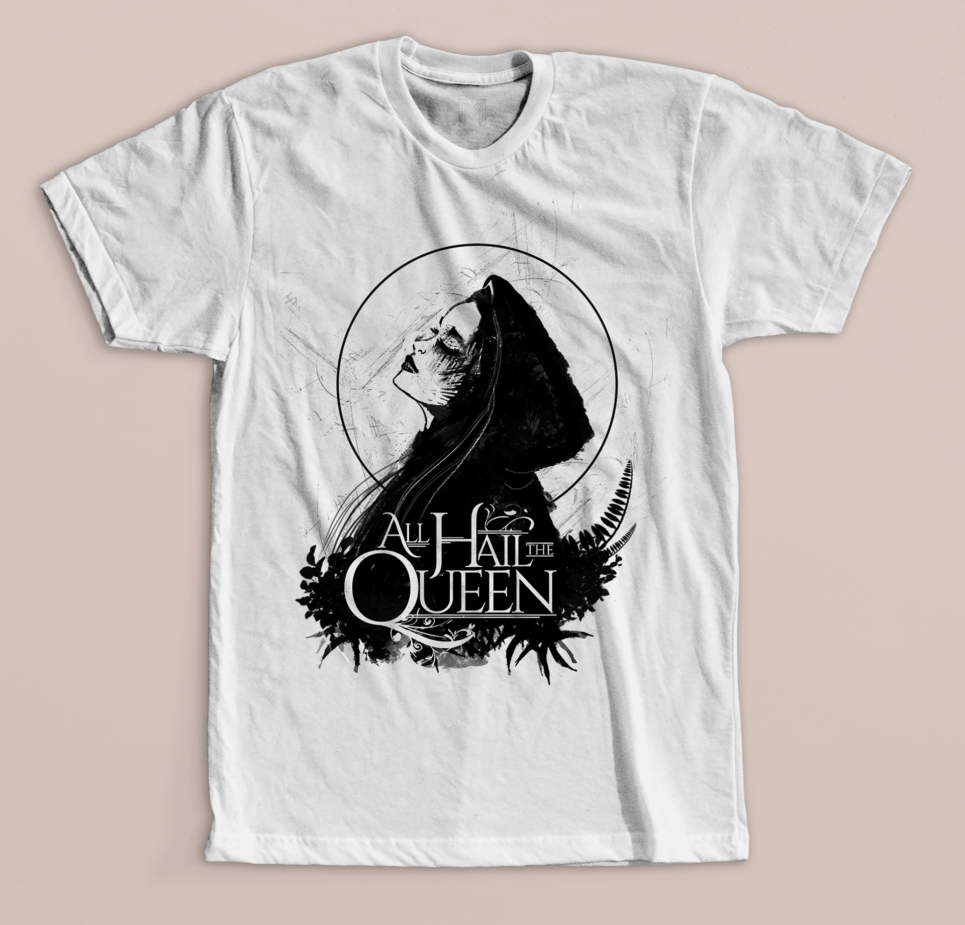 All Hail the Queen "Goddess of the Forest" Logo. www.allhailthequeenband.com